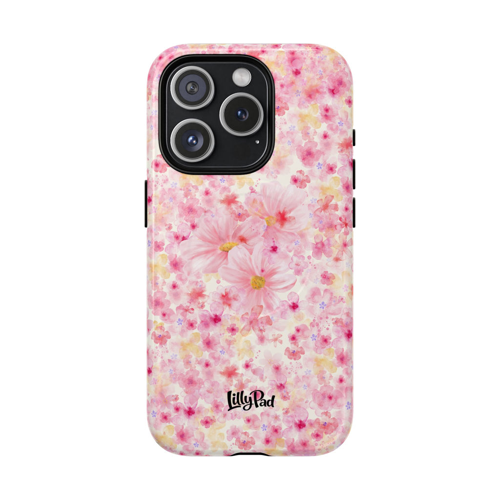 Pink Cherry Blossom Phone Case | Tough Magnetic Case