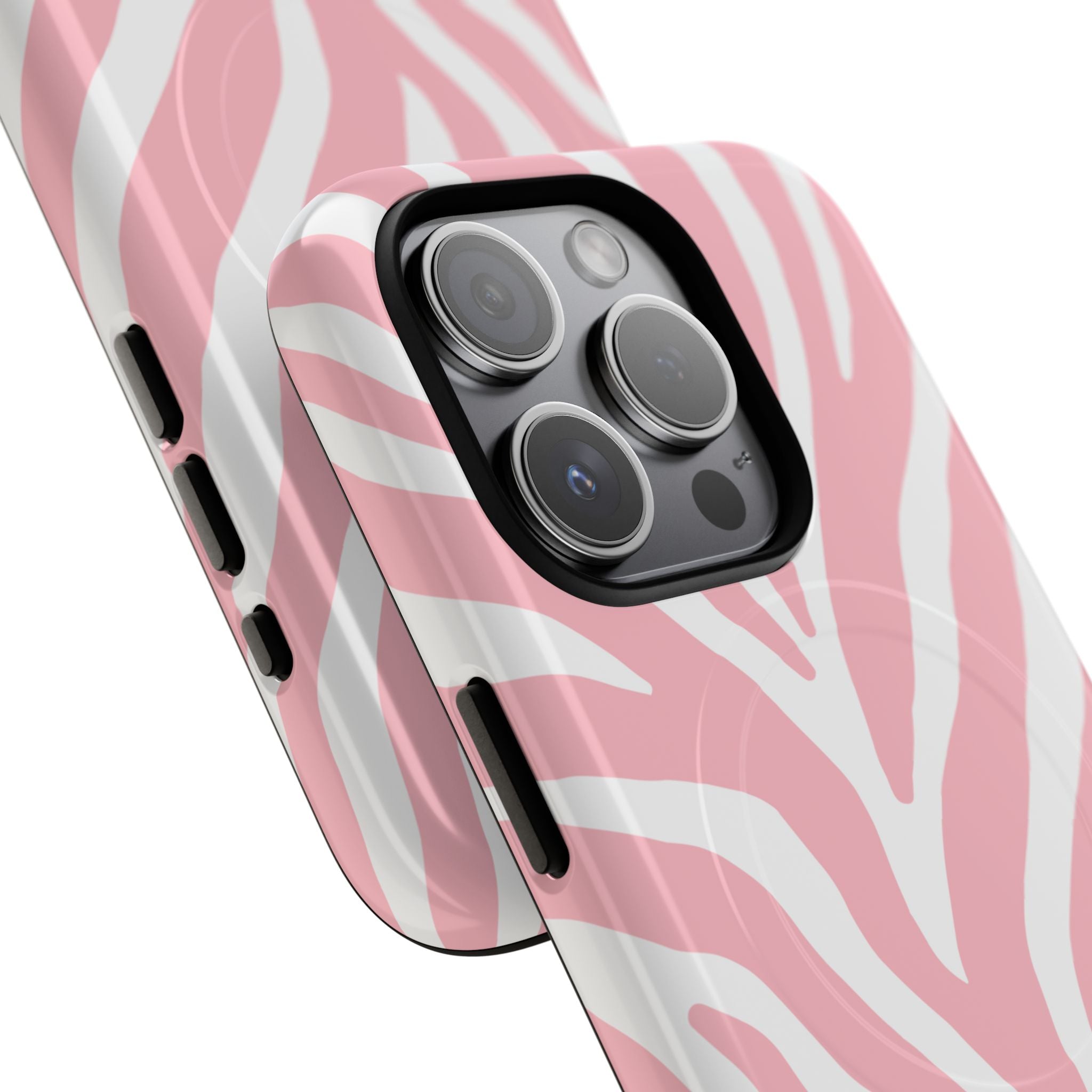 Pink Zebra Print Phone Case | Magnetic Case