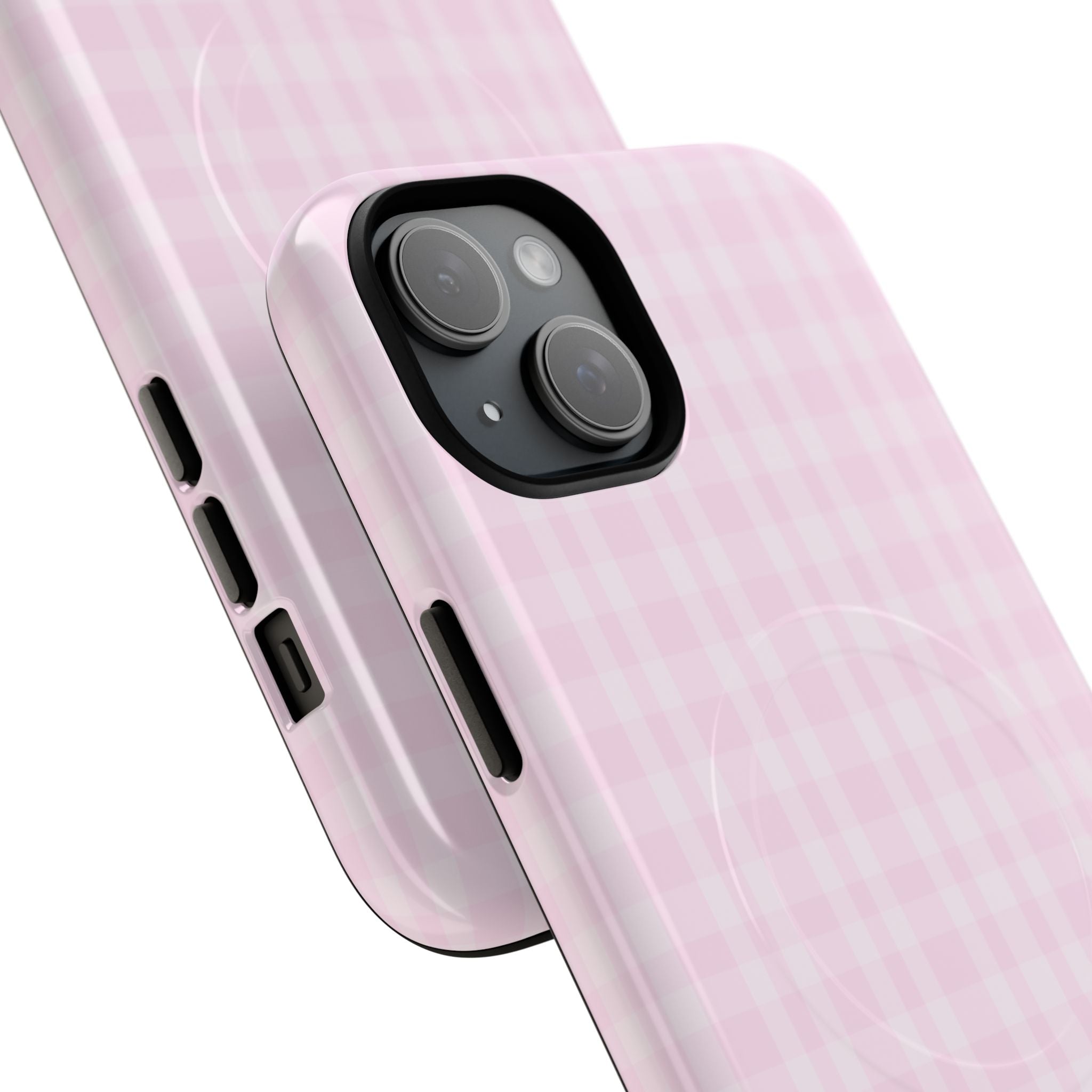 Pink Gingham Phone Case | Tough Magnetic Case