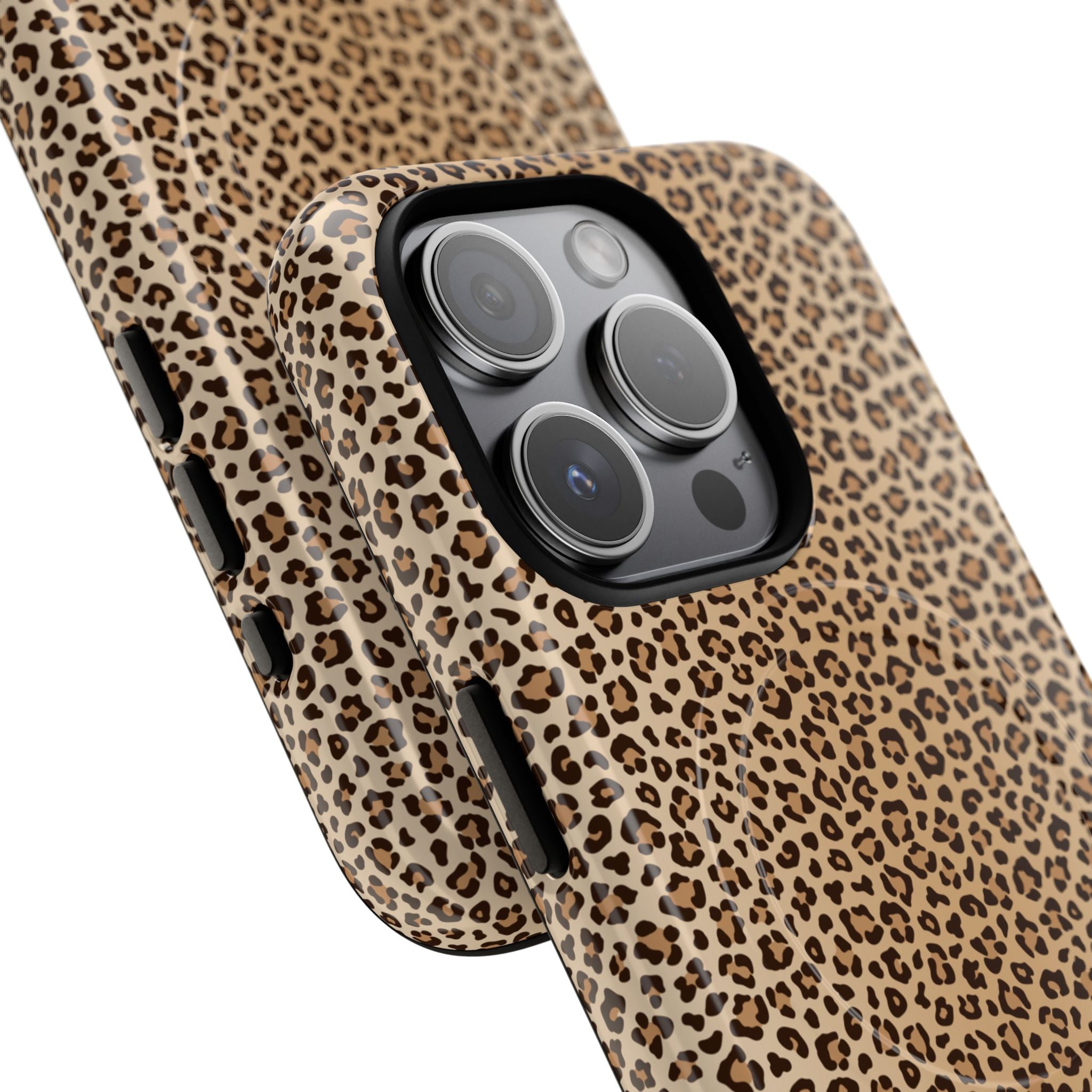 Leopard Print Phone Case | Tough Magnetic Case, Animal Print iPhone Cover