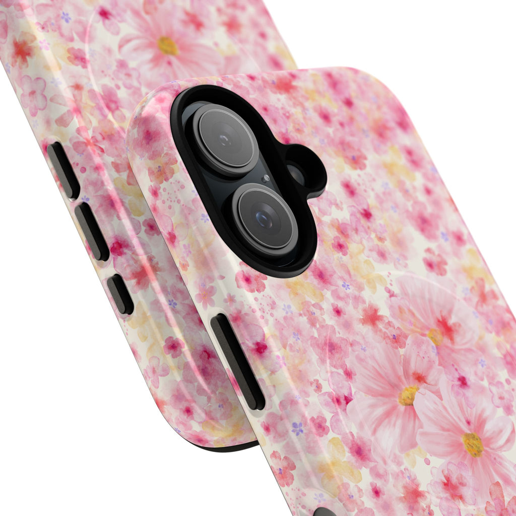Pink Cherry Blossom Phone Case | Tough Magnetic Case