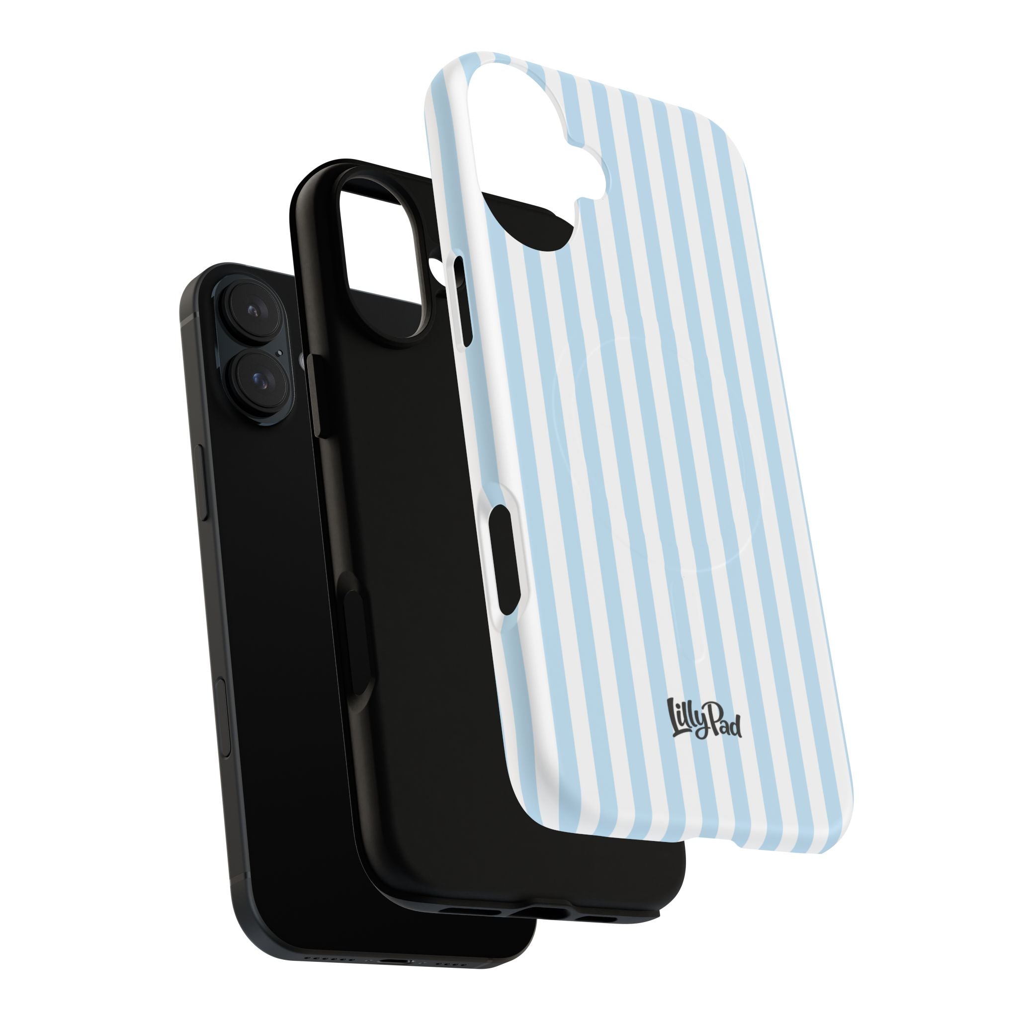 Blue Striped Pattern Phone Case | Tough Magnetic Case