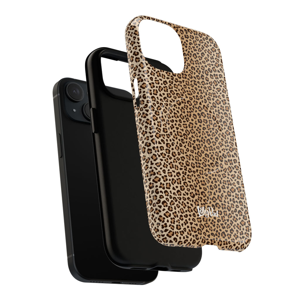 Leopard Print Phone Case | Tough Magnetic Case, Animal Print iPhone Cover