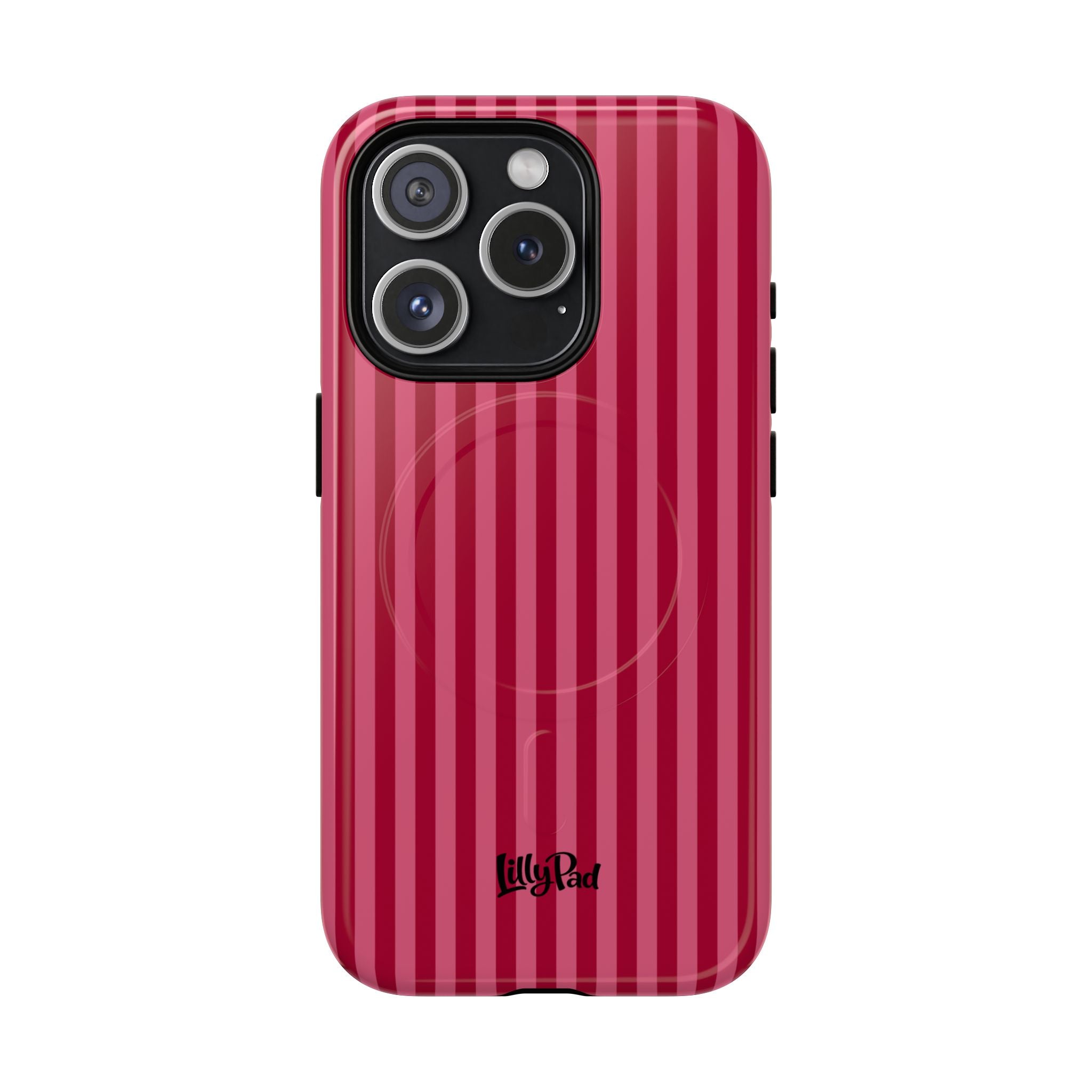 Red Vertical Stripe Phone Case | Tough Magnetic Case