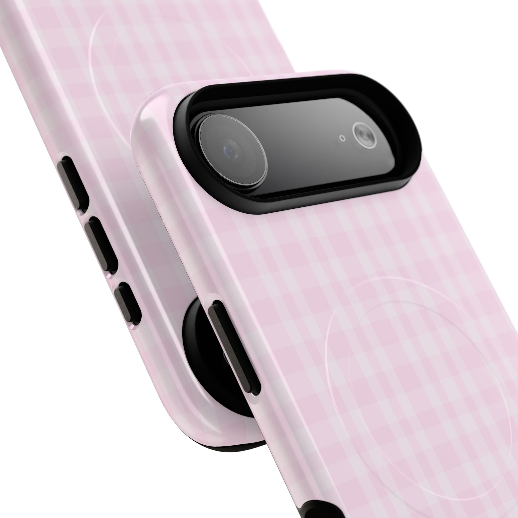 Pink Gingham Phone Case | Tough Magnetic Case