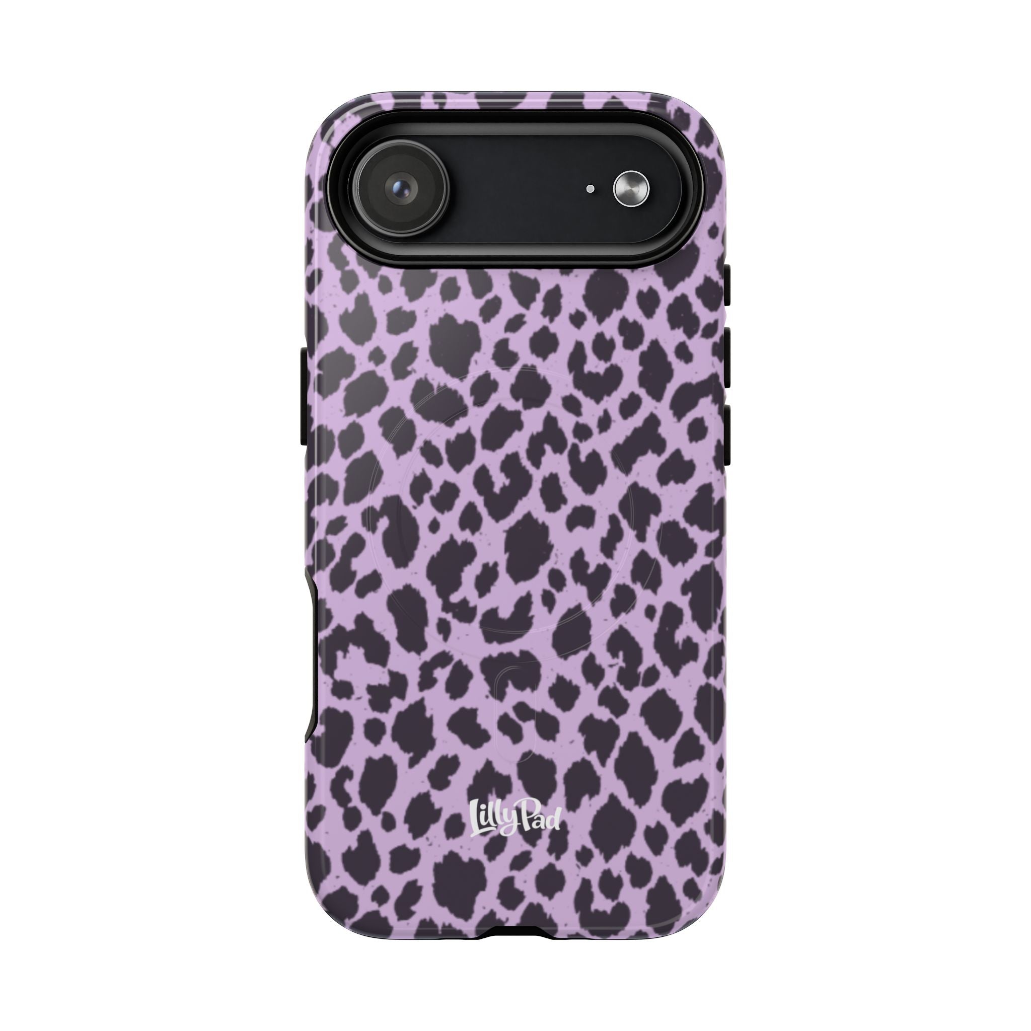 Purple Leopard Print Phone Case | Tough Magnetic Case