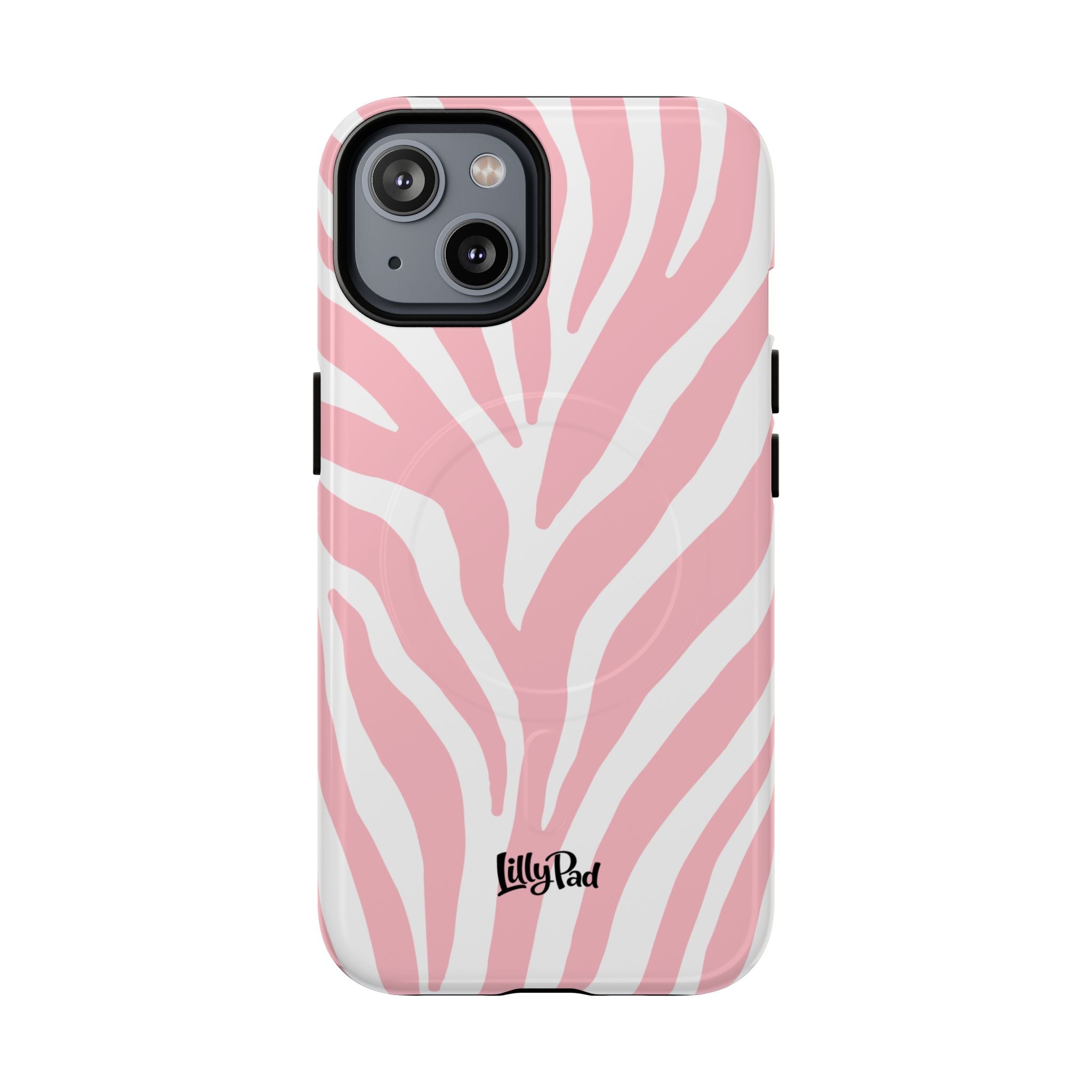 Pink Zebra Print Phone Case | Magnetic Case