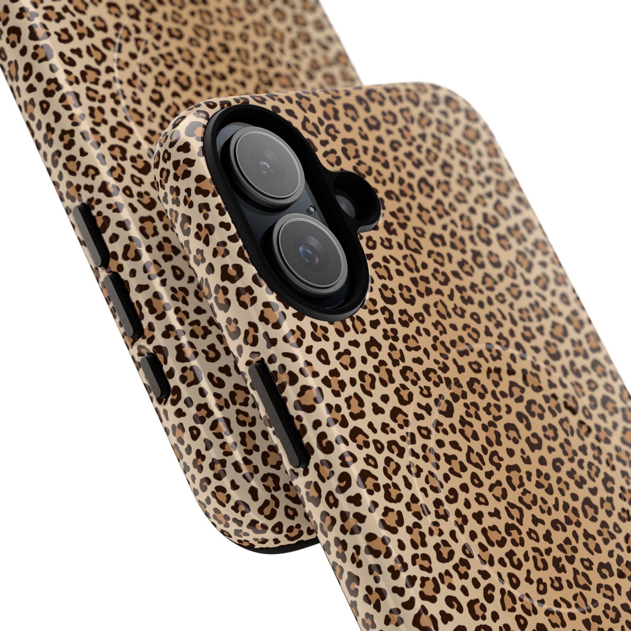 Leopard Print Phone Case | Tough Magnetic Case, Animal Print iPhone Cover
