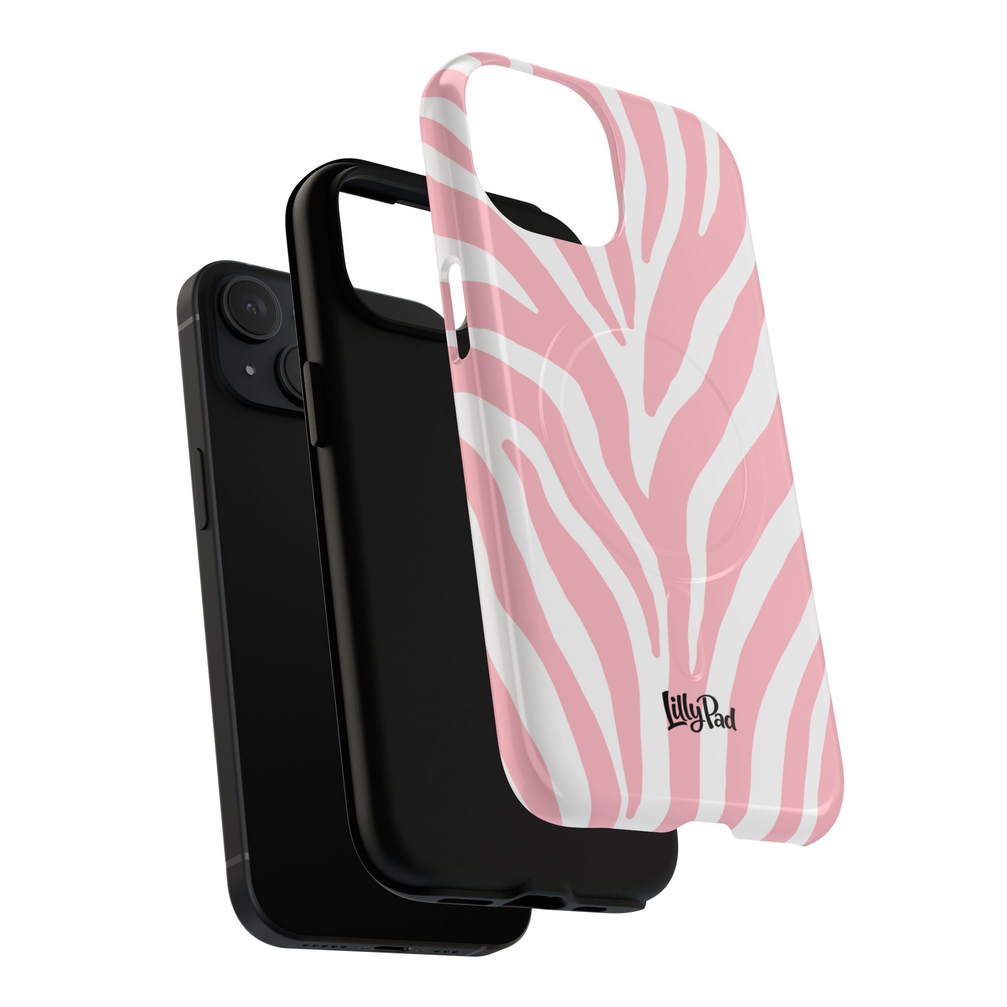Pink Zebra Print Phone Case | Magnetic Case