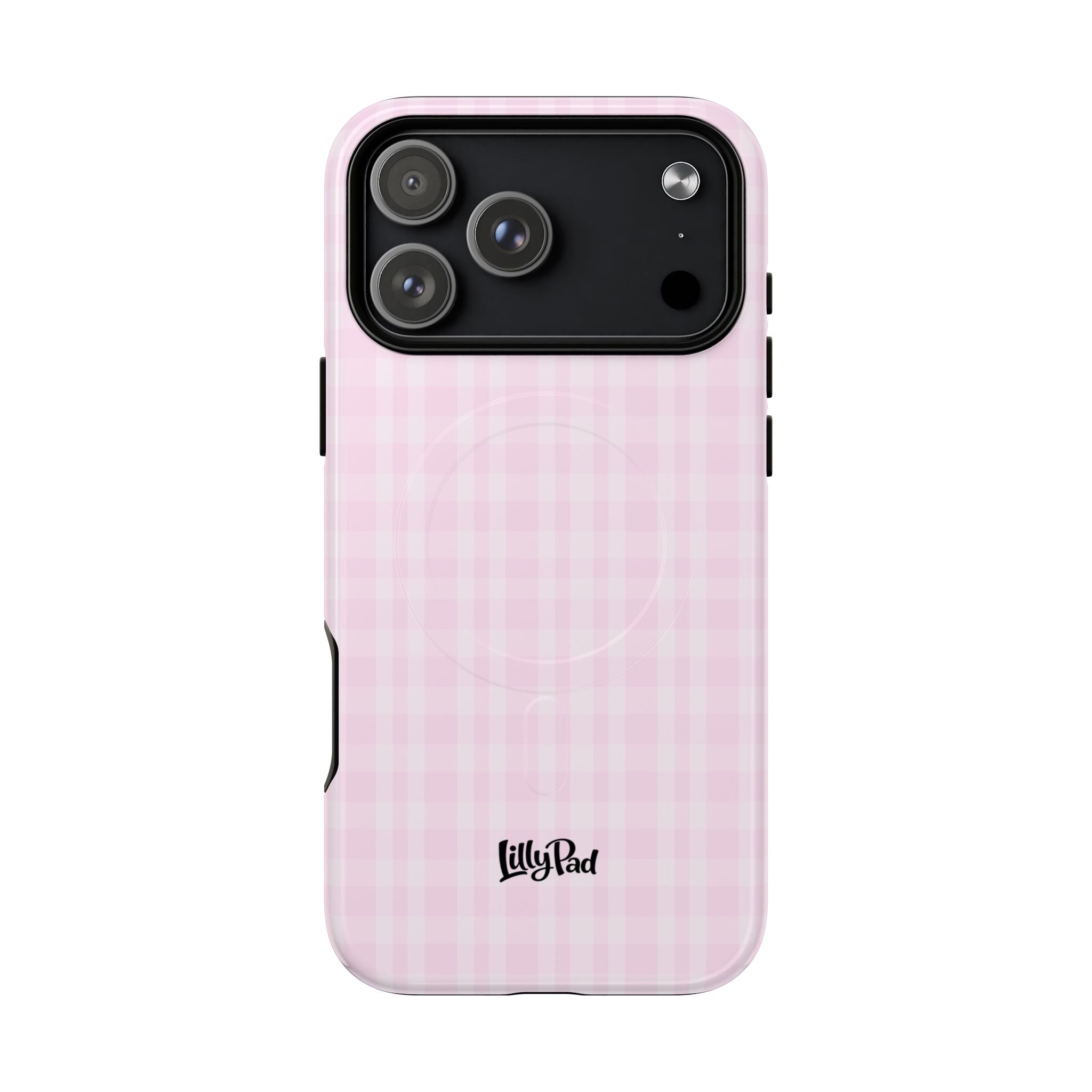 Pink Gingham Phone Case | Tough Magnetic Case