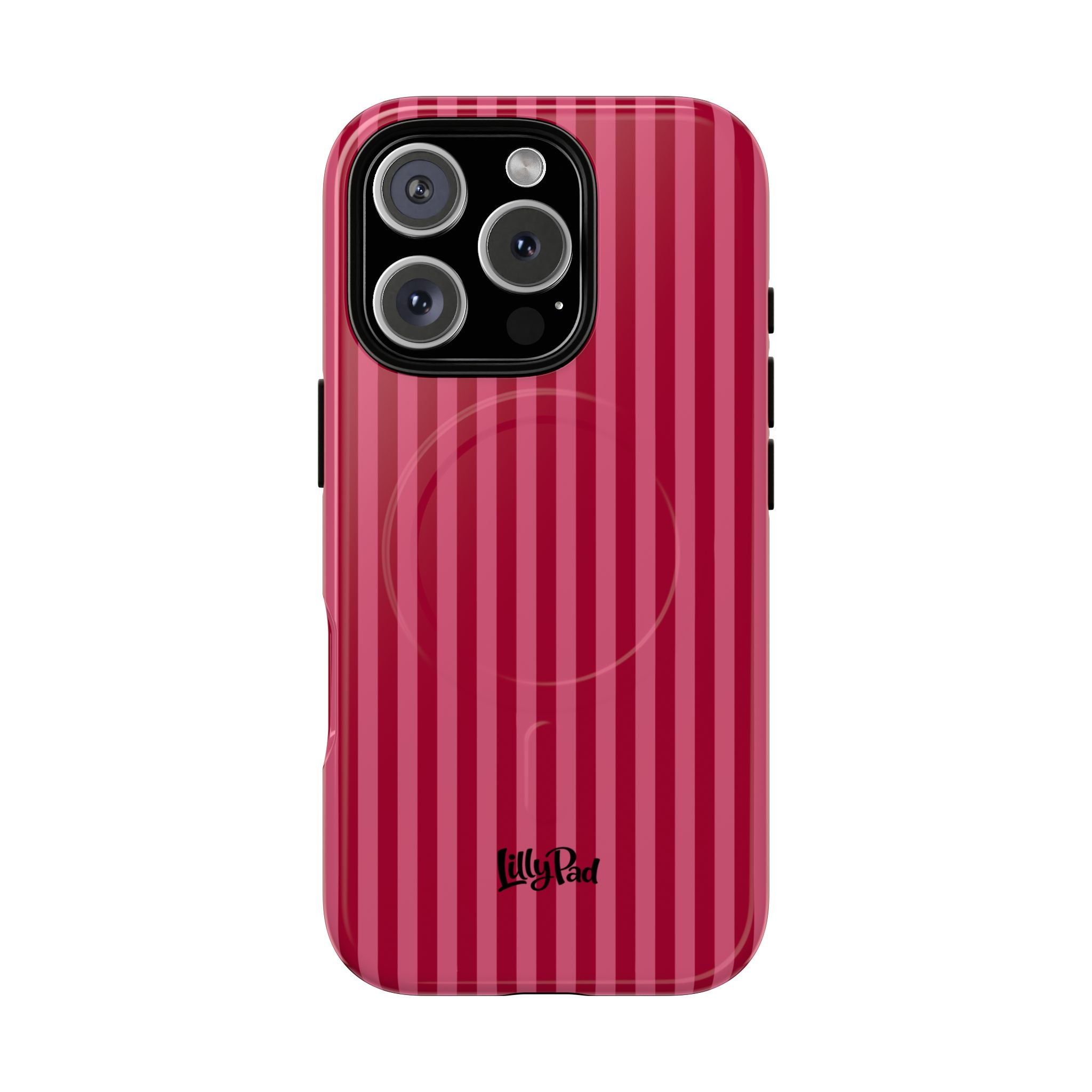 Red Vertical Stripe Phone Case | Tough Magnetic Case