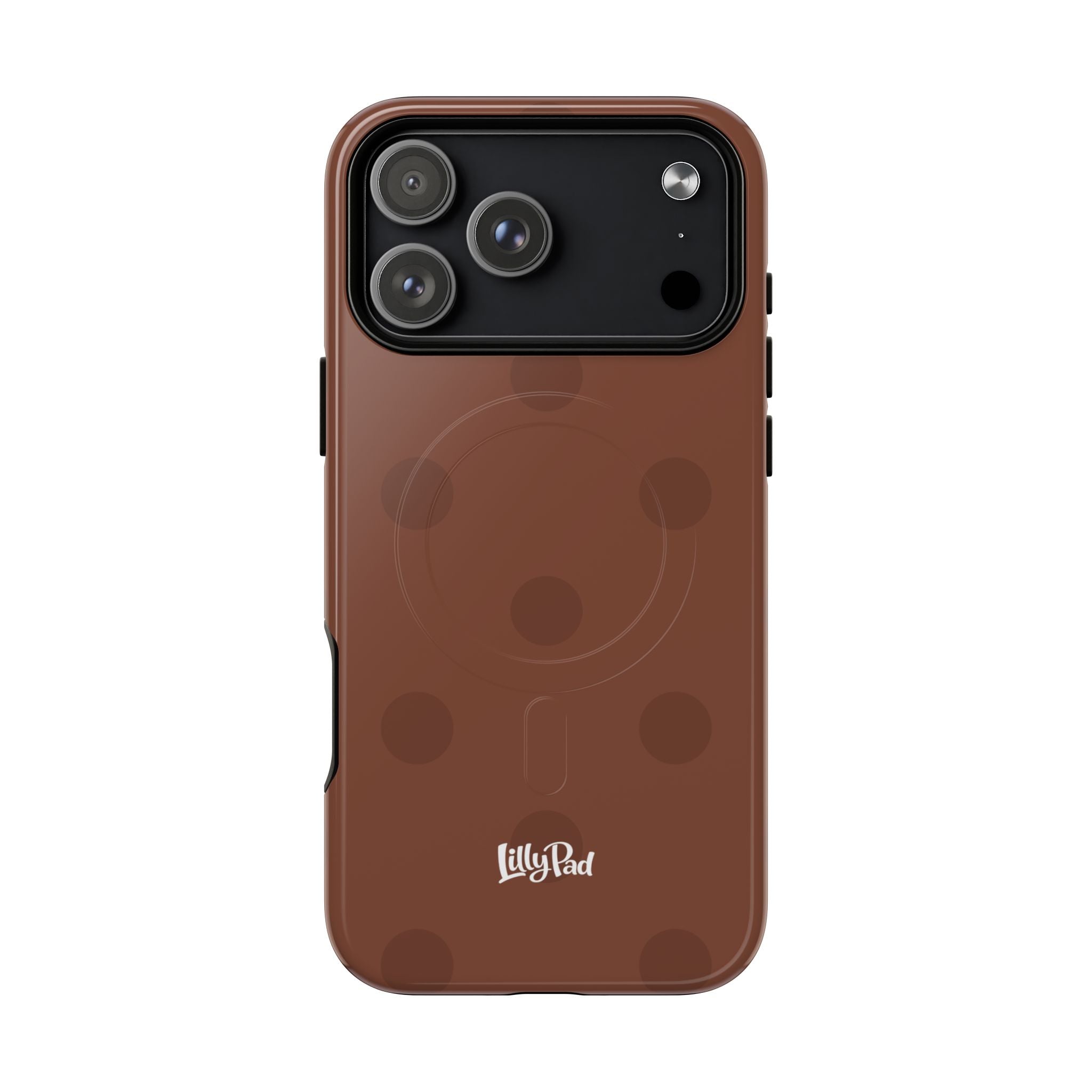 Brown Polka Dot Tough Magnetic Case | Phone Case