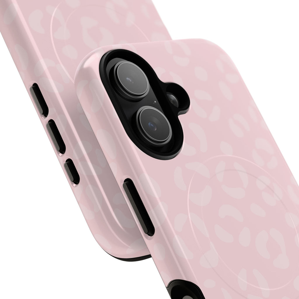 Pink Leopard Print Phone Case | Tough Magnetic Case