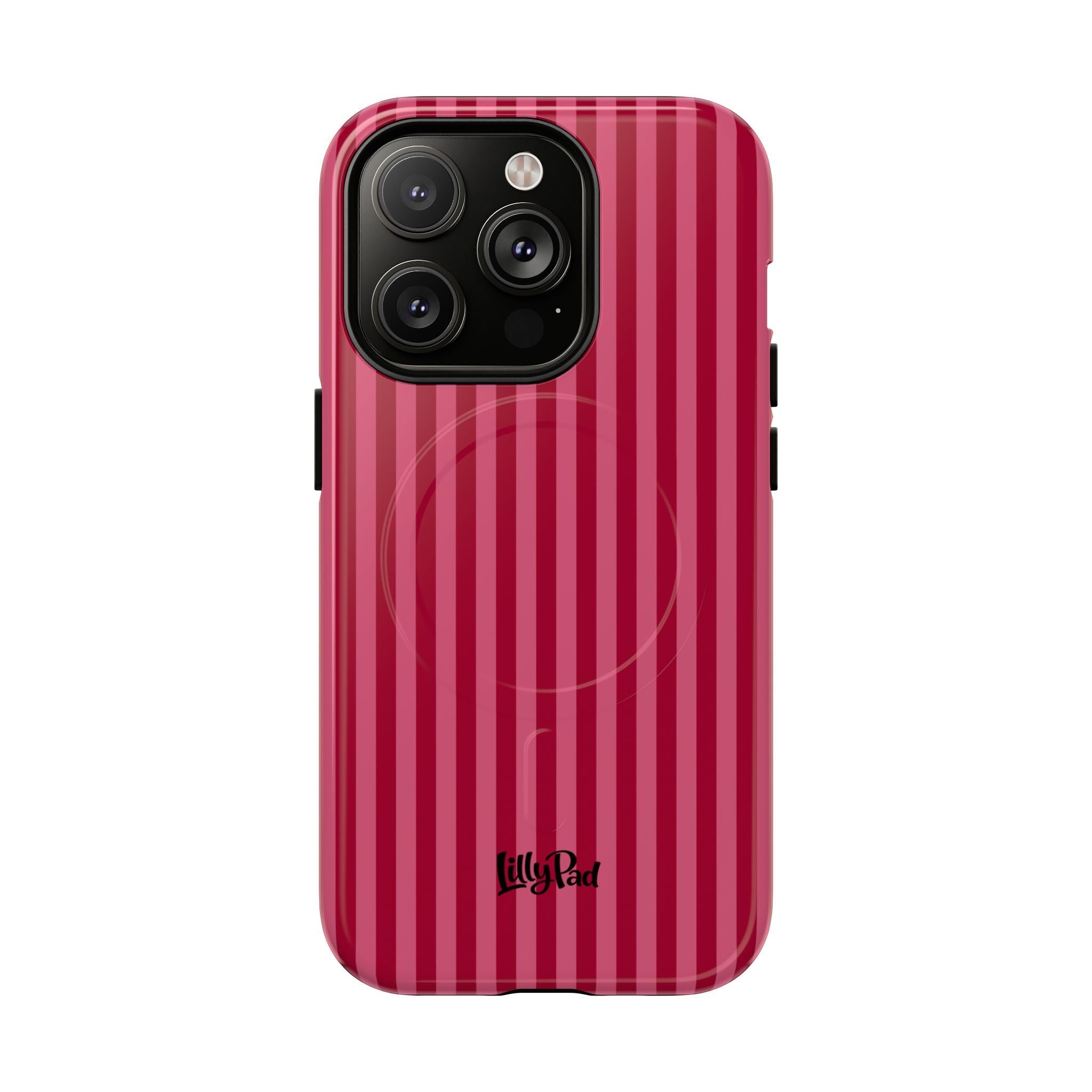 Red Vertical Stripe Phone Case | Tough Magnetic Case