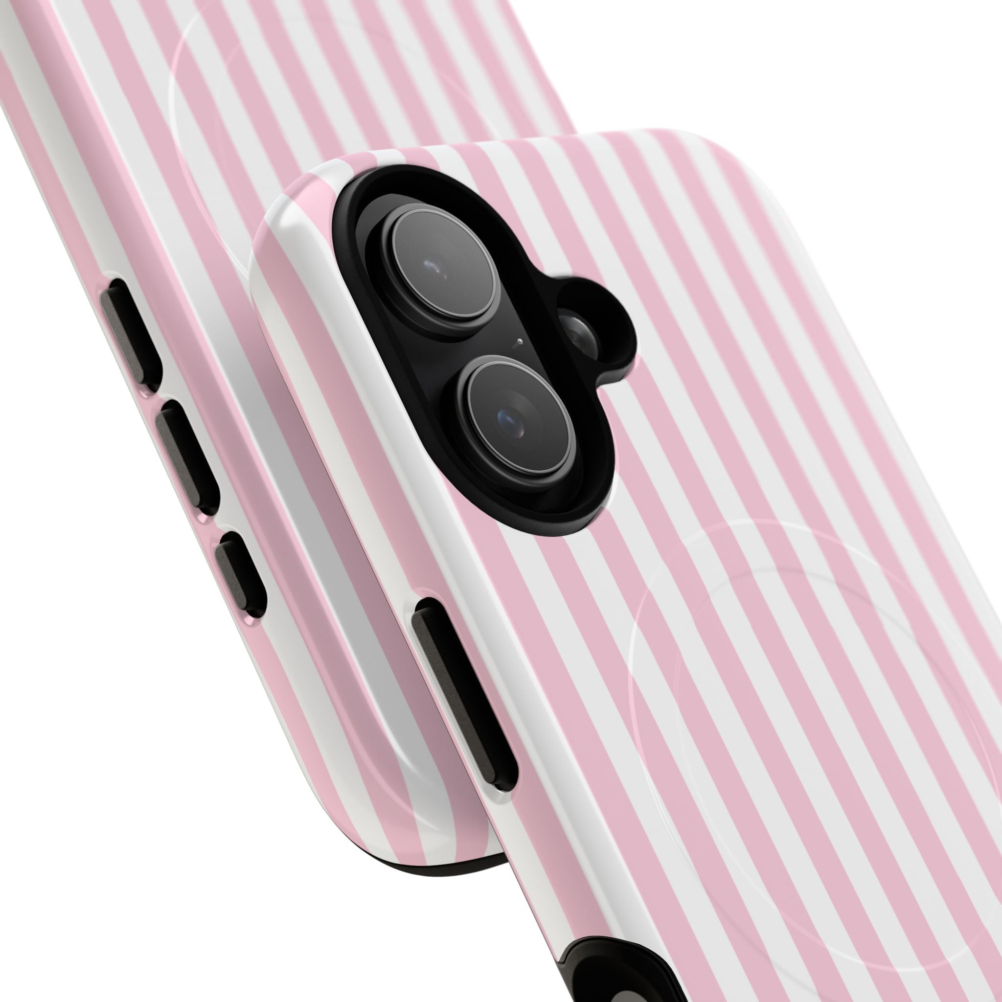 Pink Vertical Stripe phone case | Tough Magnetic Case