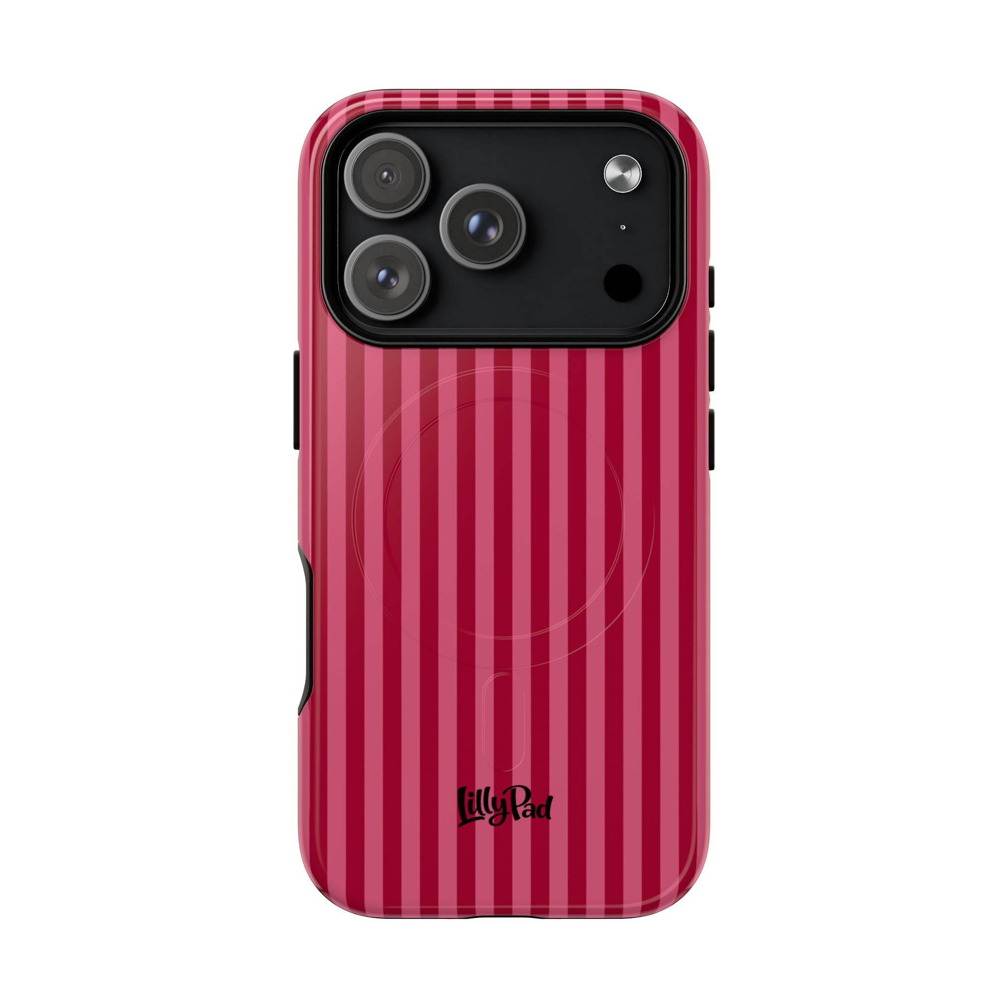 Red Vertical Stripe Phone Case | Tough Magnetic Case
