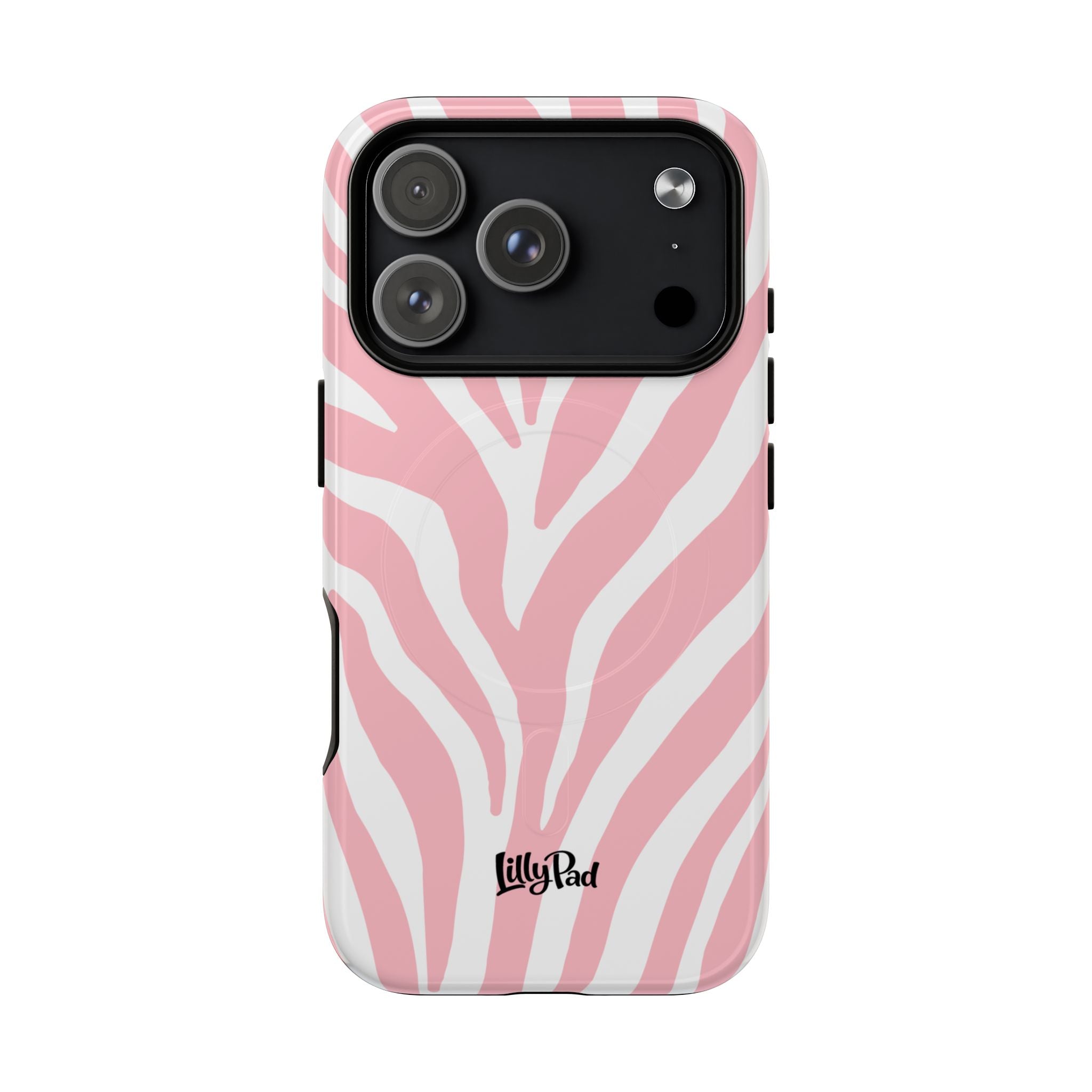 Pink Zebra Print Phone Case | Magnetic Case