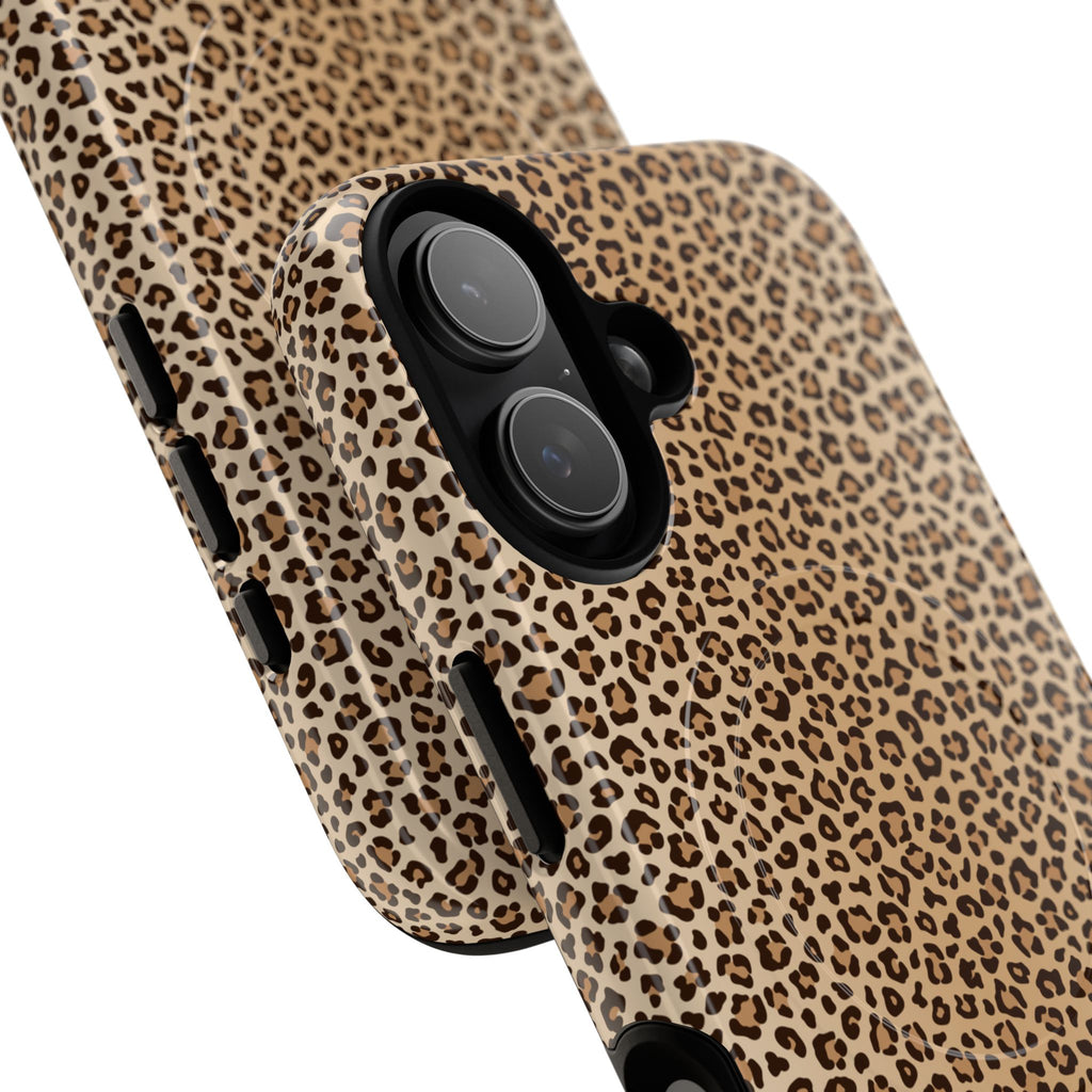 Leopard Print Phone Case | Tough Magnetic Case, Animal Print iPhone Cover