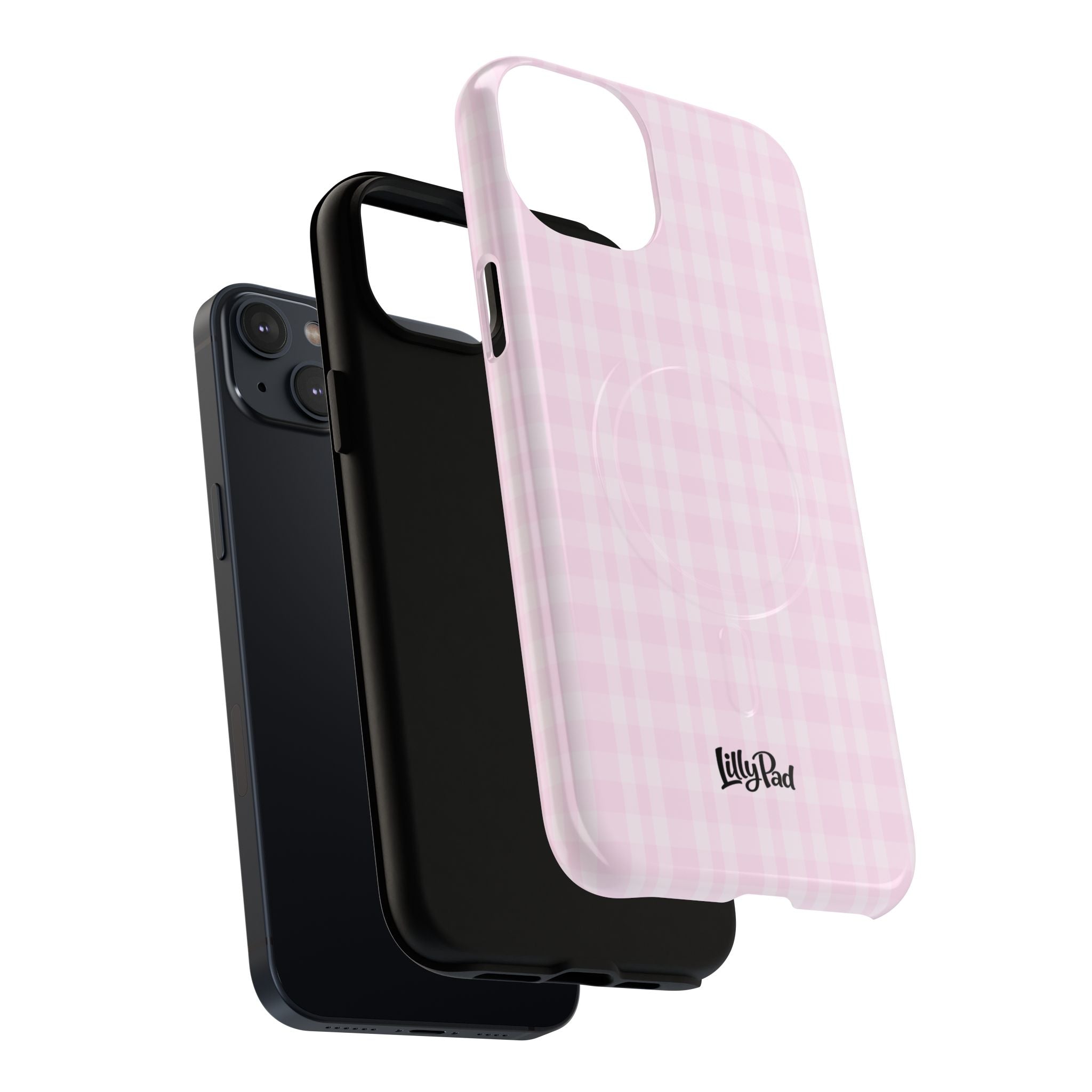 Pink Gingham Phone Case | Tough Magnetic Case