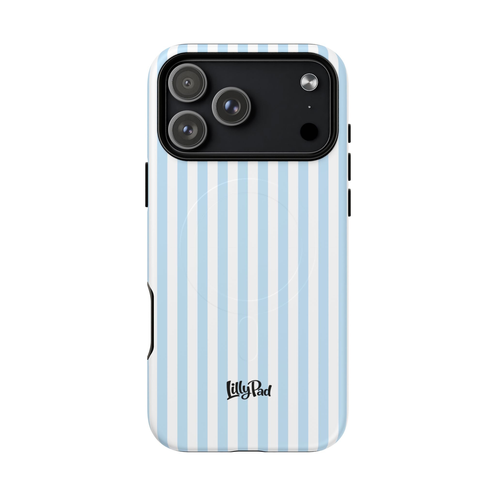 Blue Striped Pattern Phone Case | Tough Magnetic Case