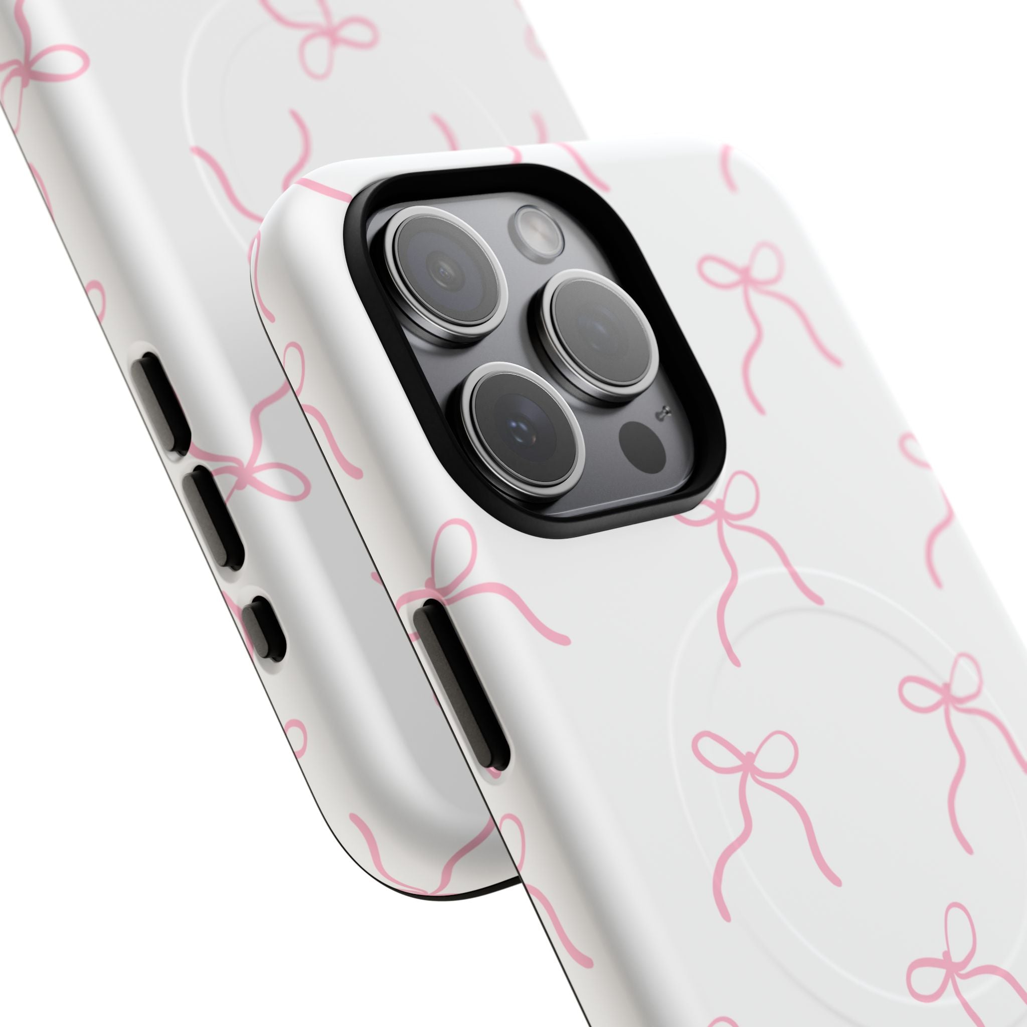 Pink Bow Pattern Phone Case | Tough Magnetic Case