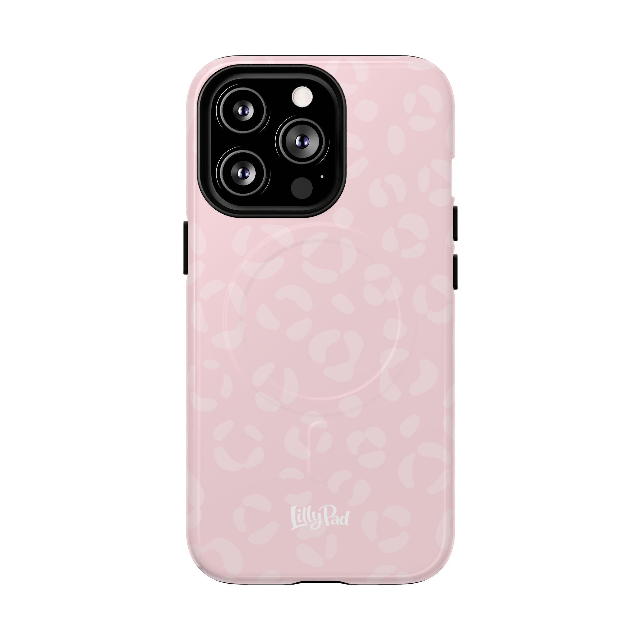 Pink Leopard Print Phone Case | Tough Magnetic Case