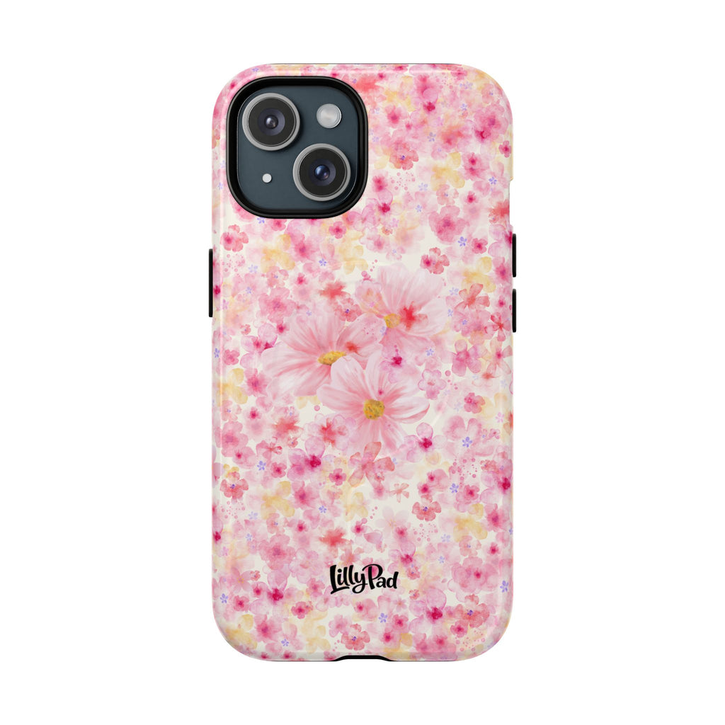Pink Cherry Blossom Phone Case | Tough Magnetic Case
