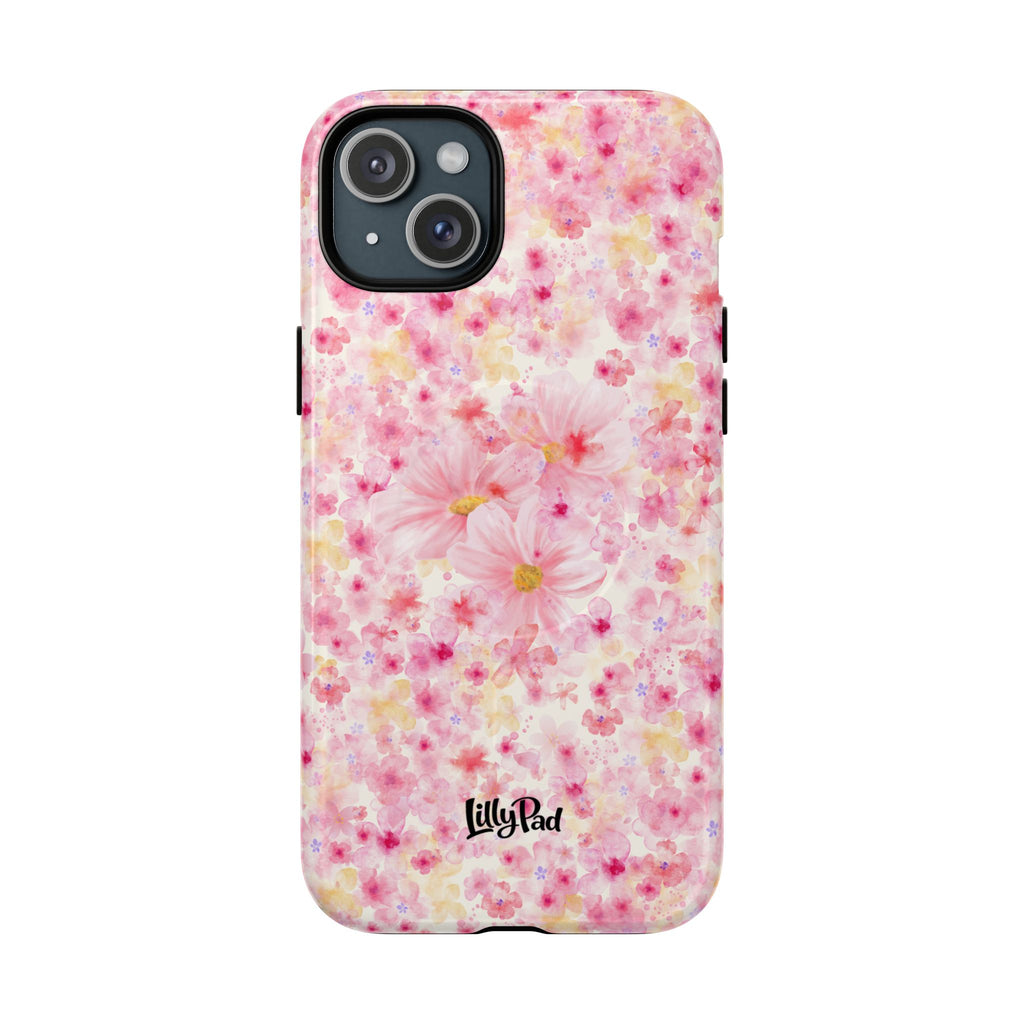 Pink Cherry Blossom Phone Case | Tough Magnetic Case