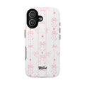 Pink Ribbon Pattern Phone Case | Tough Magnetic Case