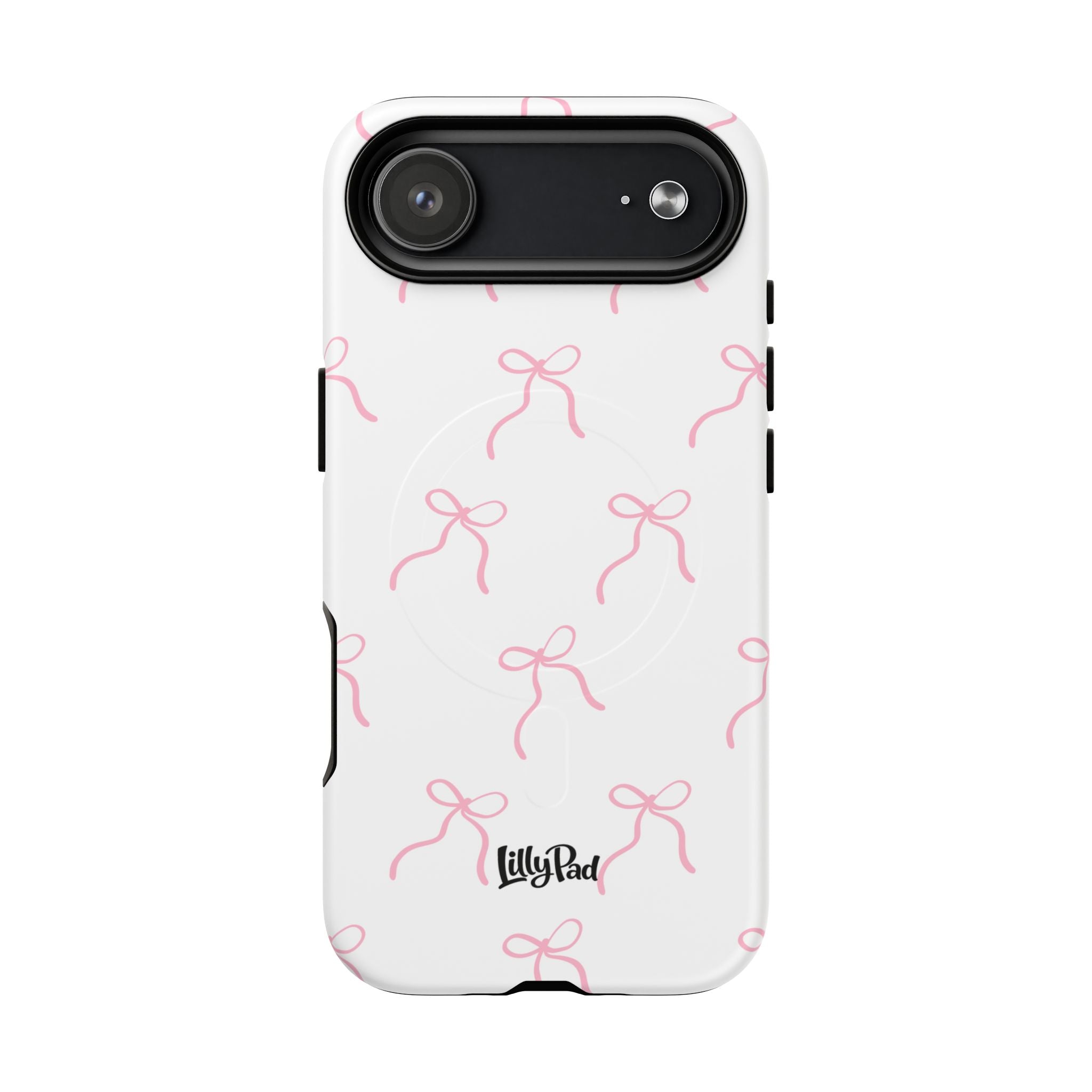 Pink Bow Pattern Phone Case | Tough Magnetic Case