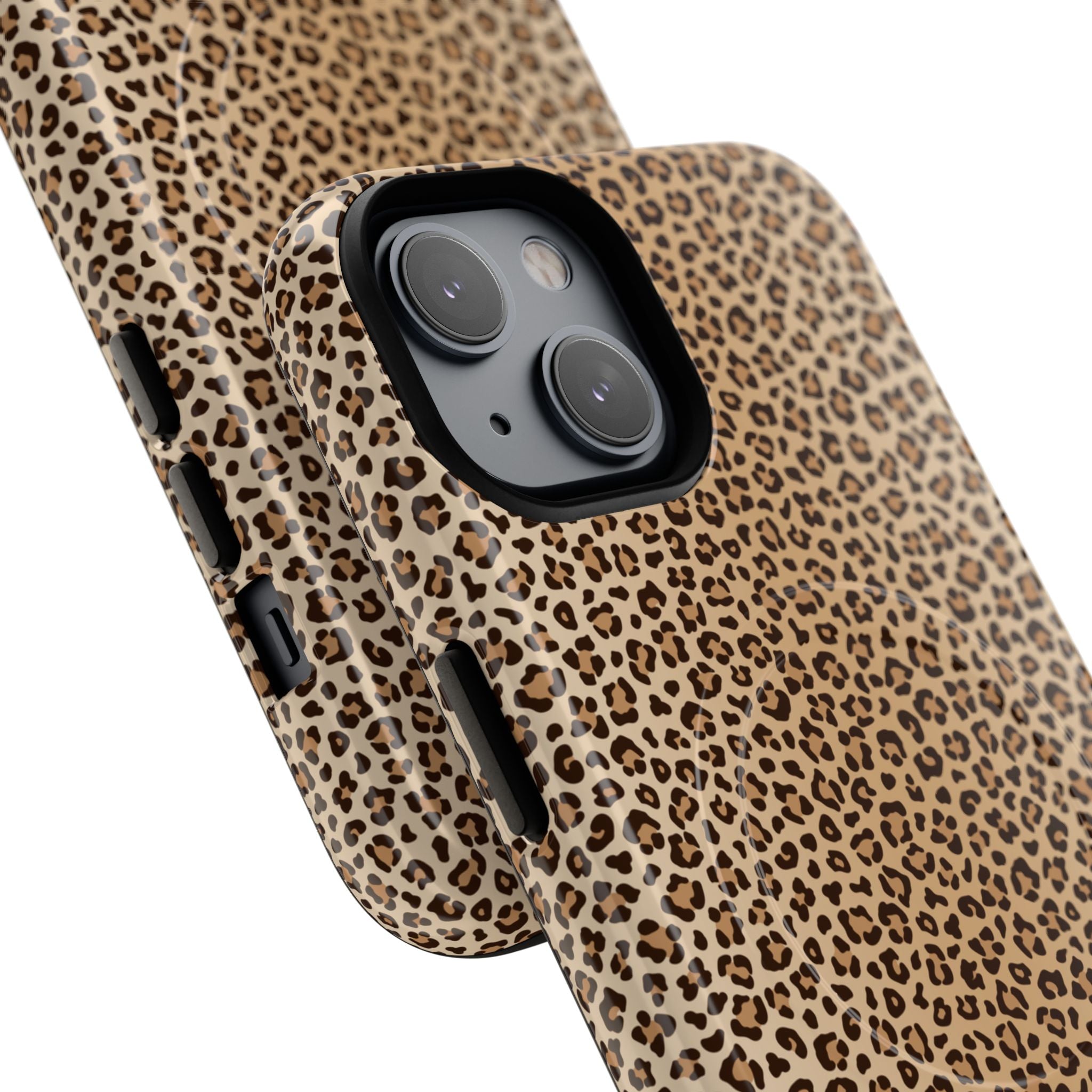 Leopard Print Phone Case | Tough Magnetic Case, Animal Print iPhone Cover