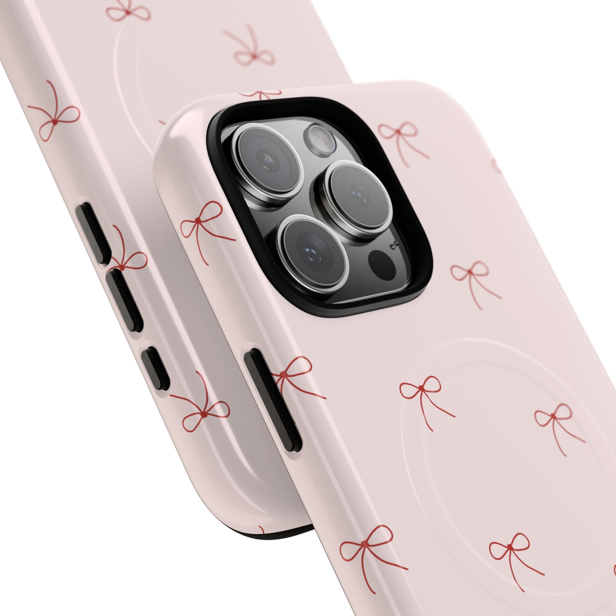 Pink Tiny Bows Phone Case | Tough Magnetic Case