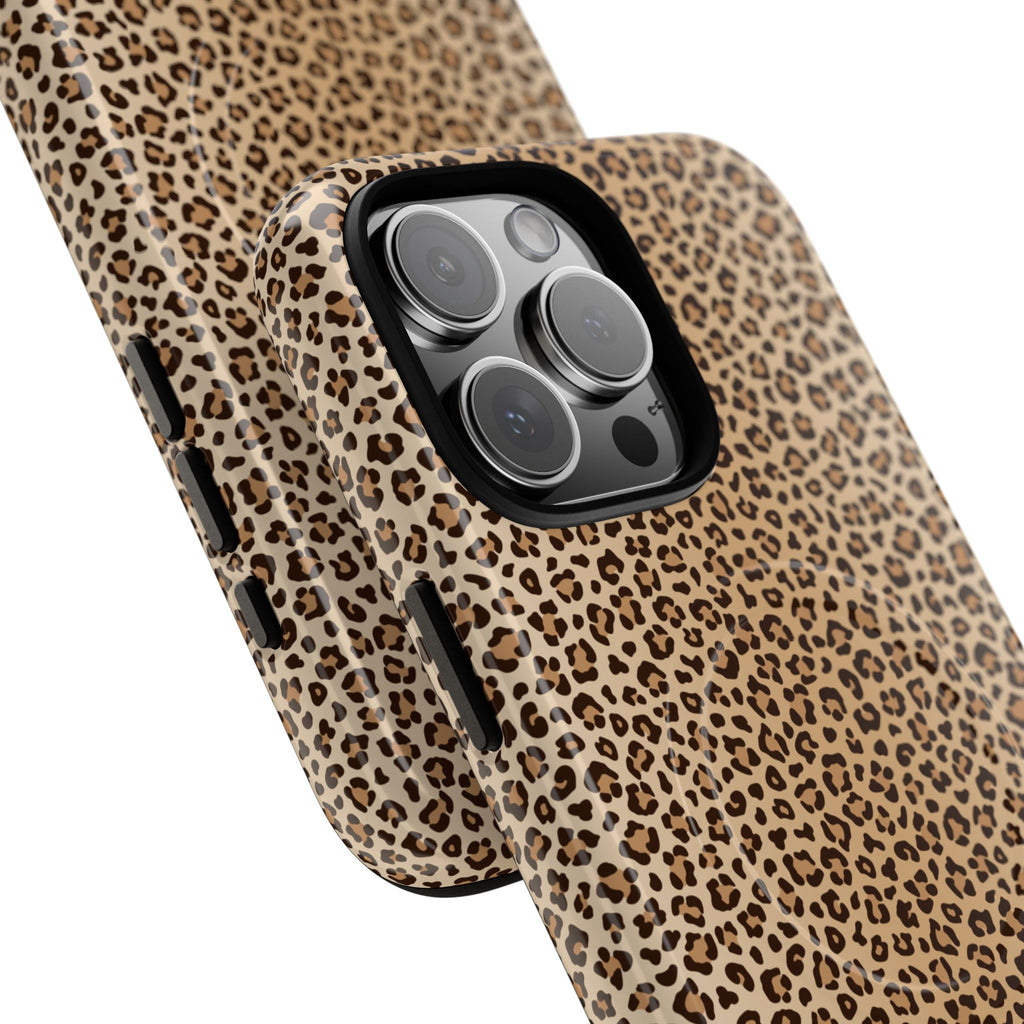 Leopard Print Phone Case | Tough Magnetic Case, Animal Print iPhone Cover