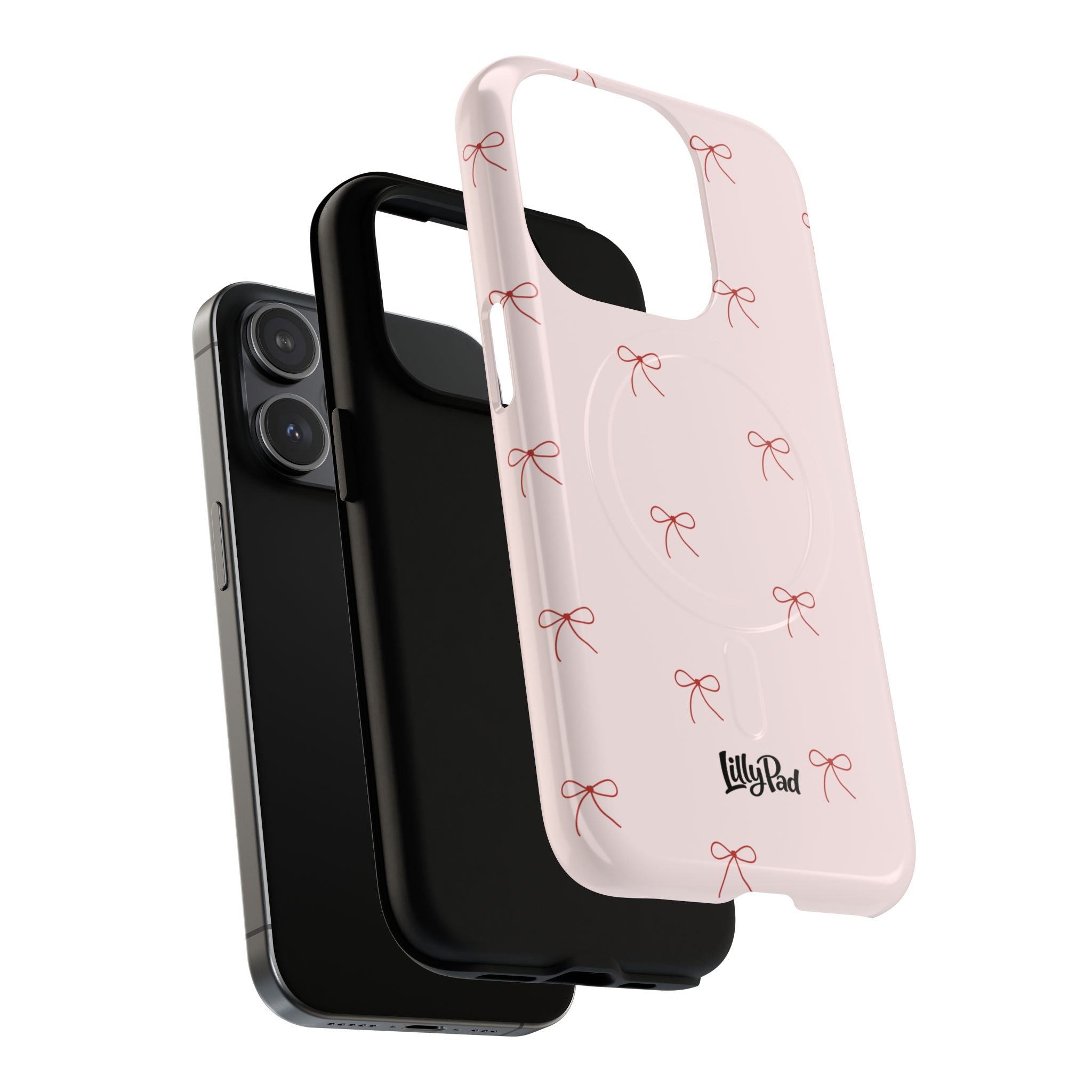 Pink Tiny Bows Phone Case | Tough Magnetic Case