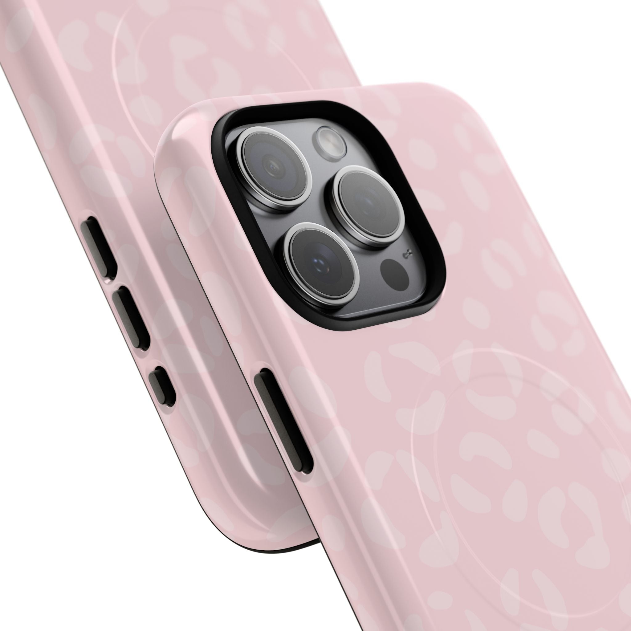 Pink Leopard Print Phone Case | Tough Magnetic Case