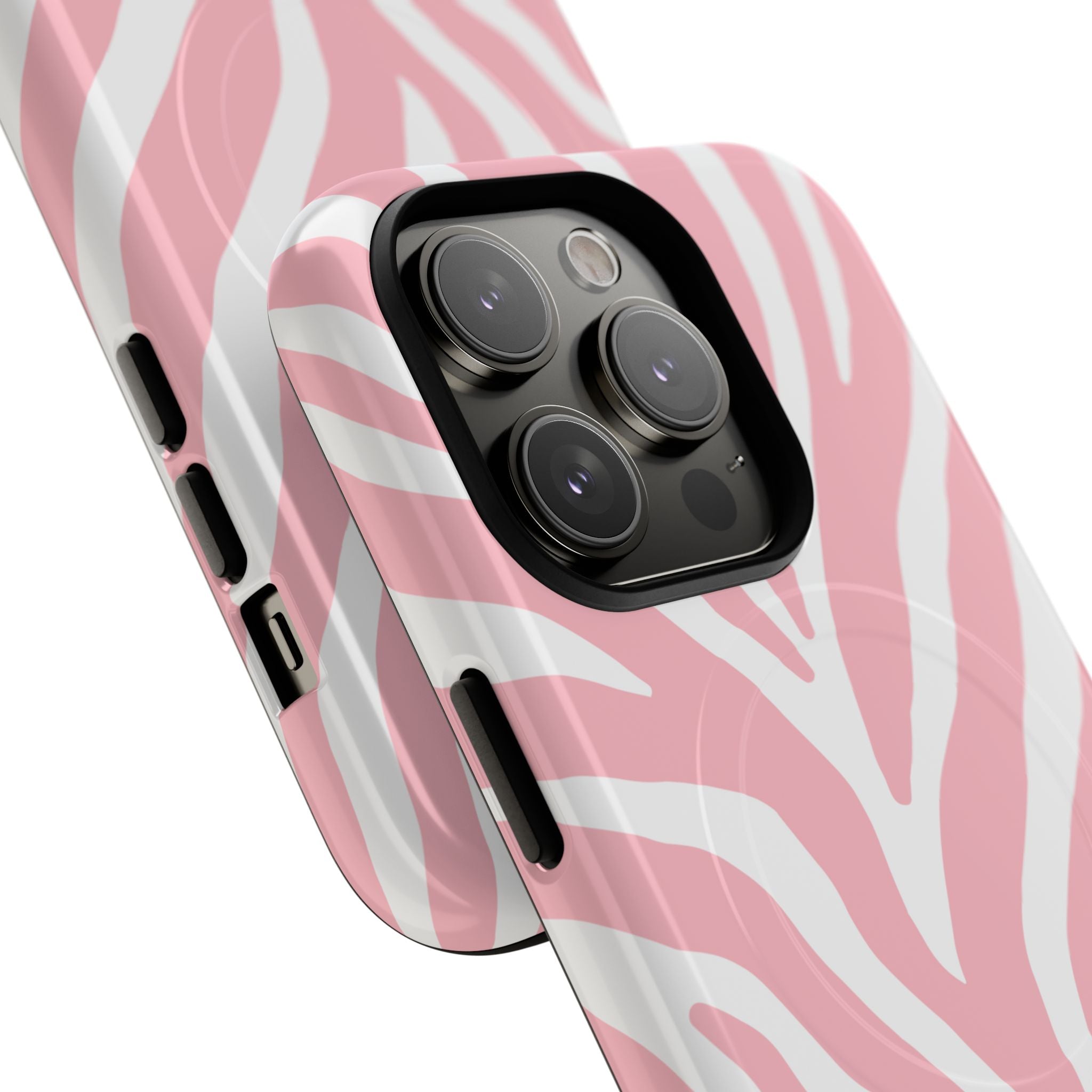 Pink Zebra Print Phone Case | Magnetic Case