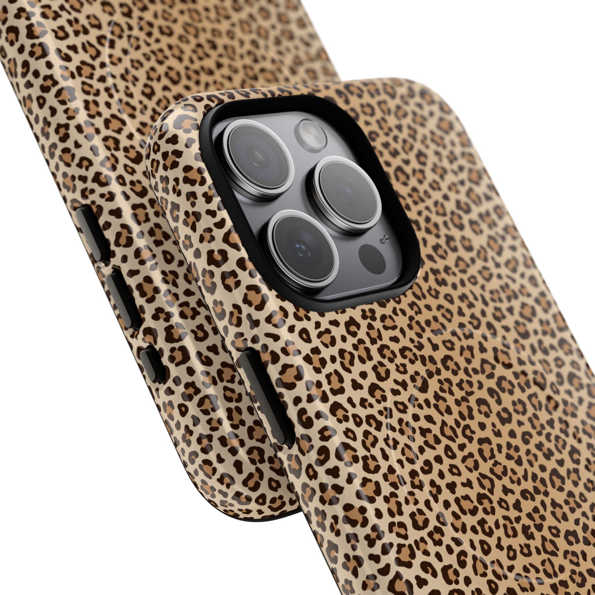 Leopard Print Phone Case | Tough Magnetic Case, Animal Print iPhone Cover