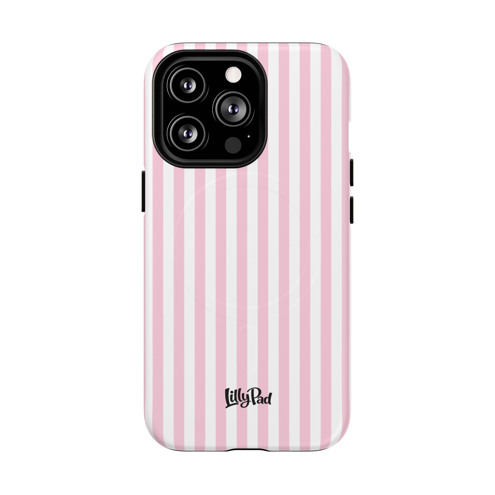 Pink Vertical Stripe phone case | Tough Magnetic Case