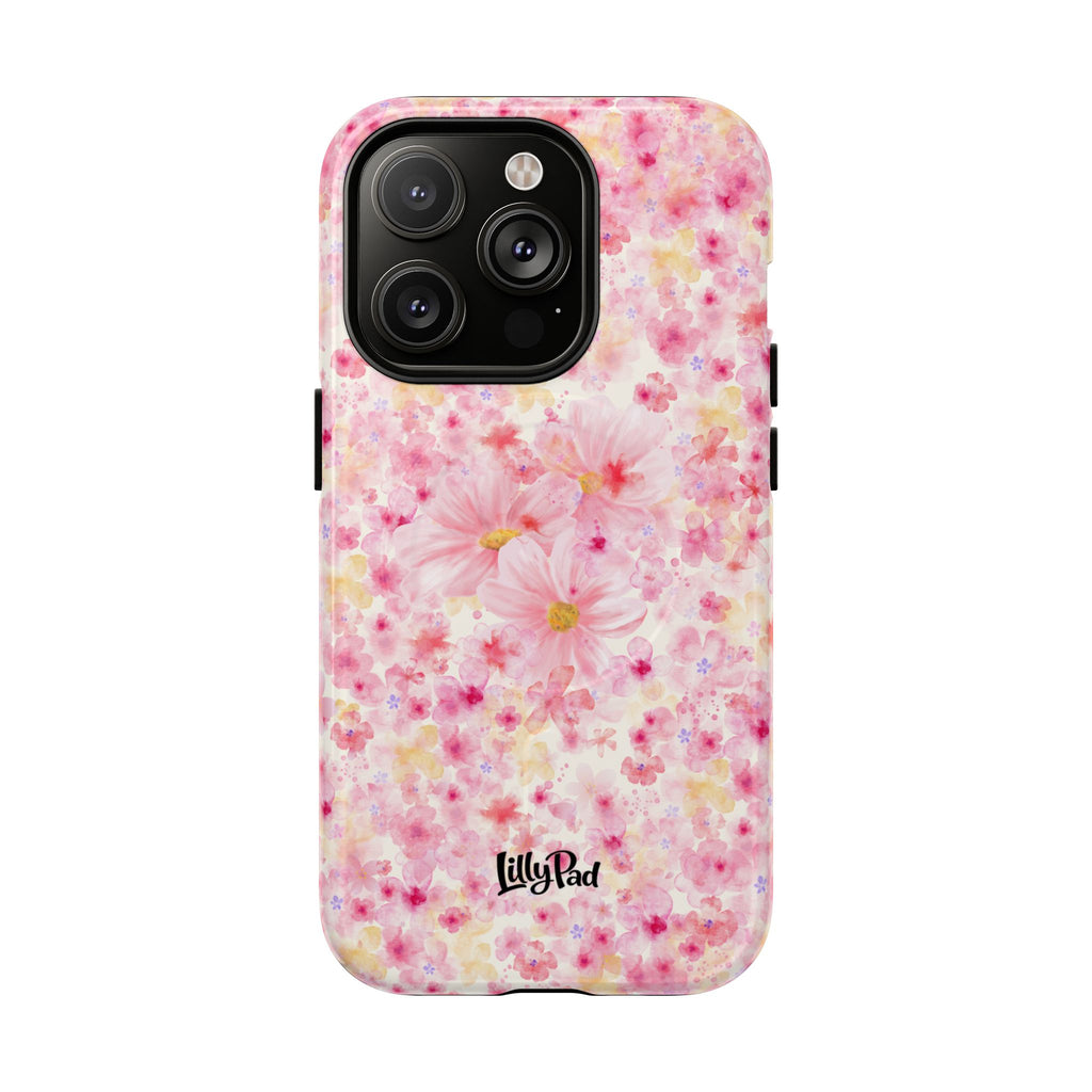 Pink Cherry Blossom Phone Case | Tough Magnetic Case