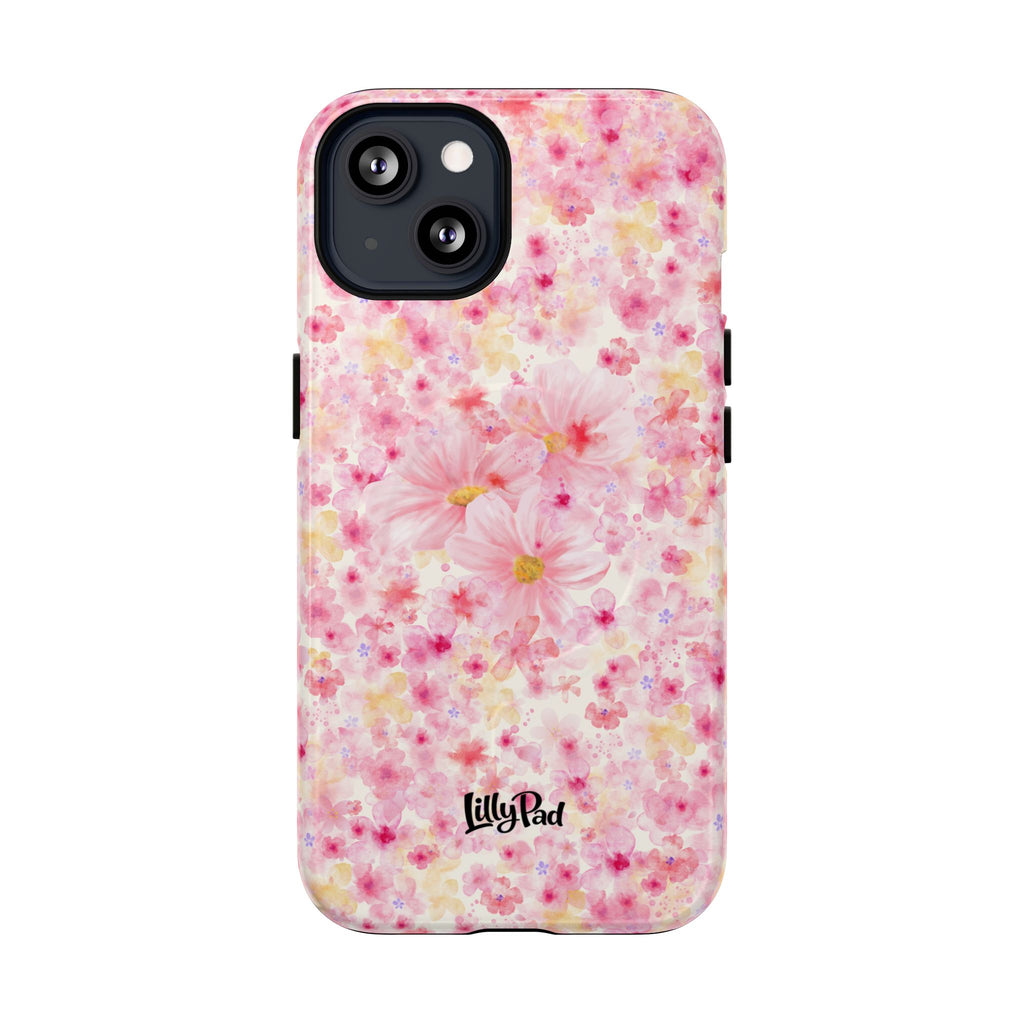 Pink Cherry Blossom Phone Case | Tough Magnetic Case