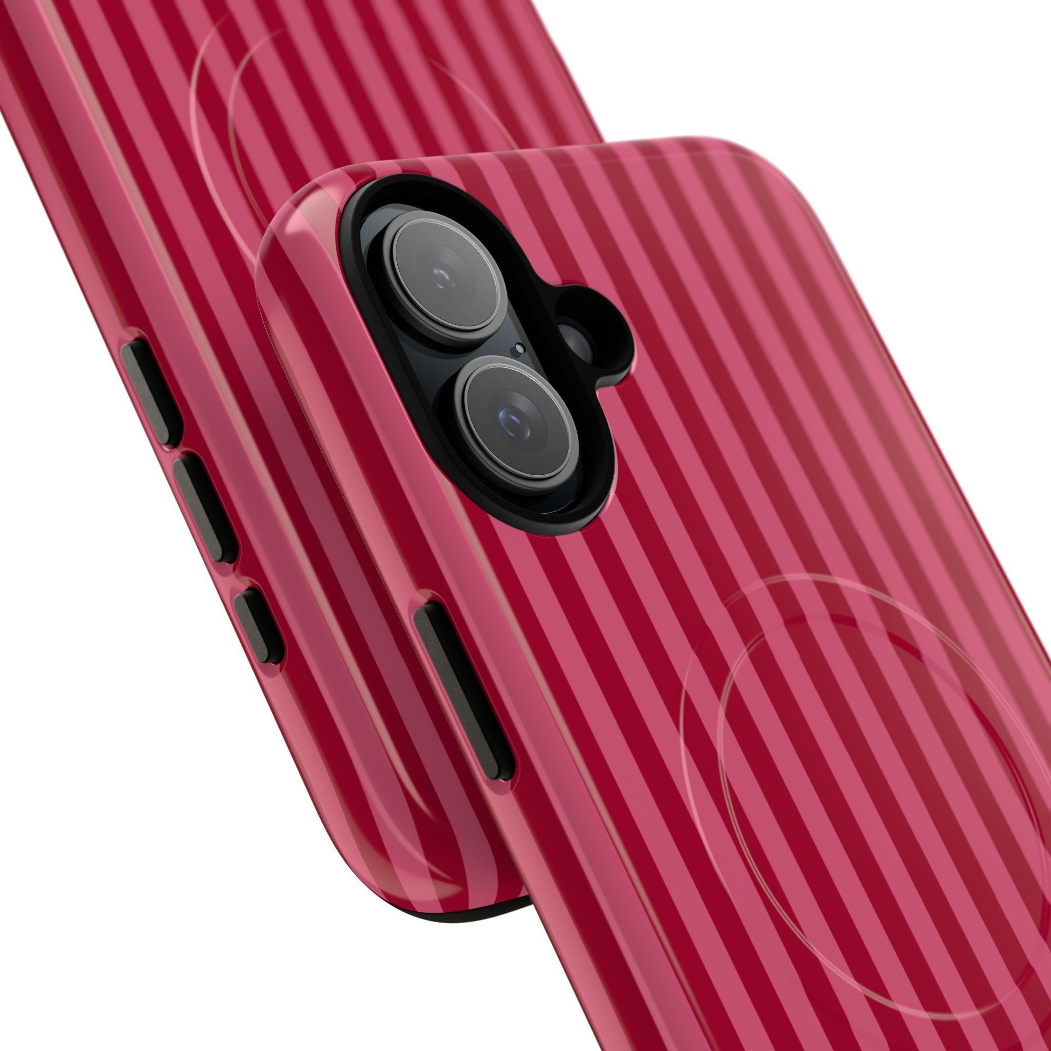 Red Vertical Stripe Phone Case | Tough Magnetic Case