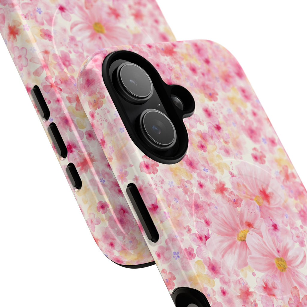 Pink Cherry Blossom Phone Case | Tough Magnetic Case