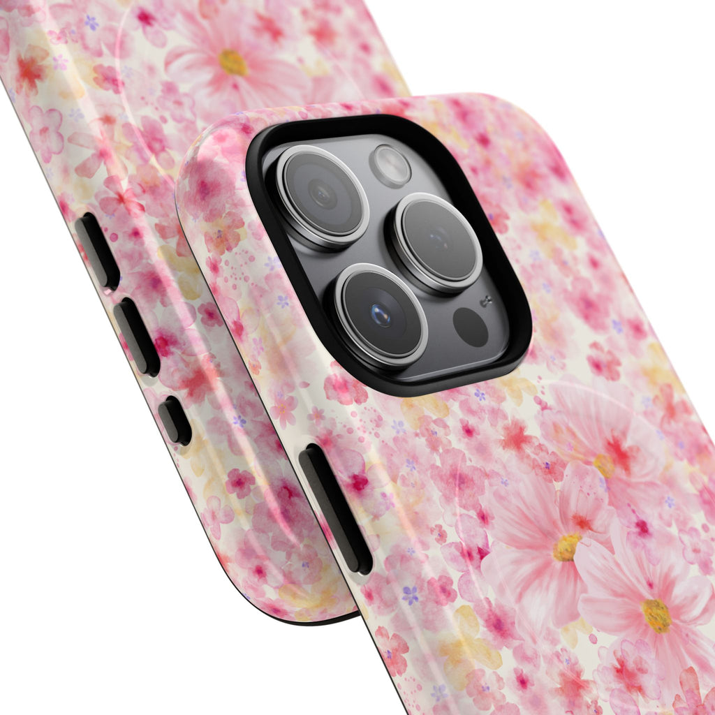 Pink Cherry Blossom Phone Case | Tough Magnetic Case