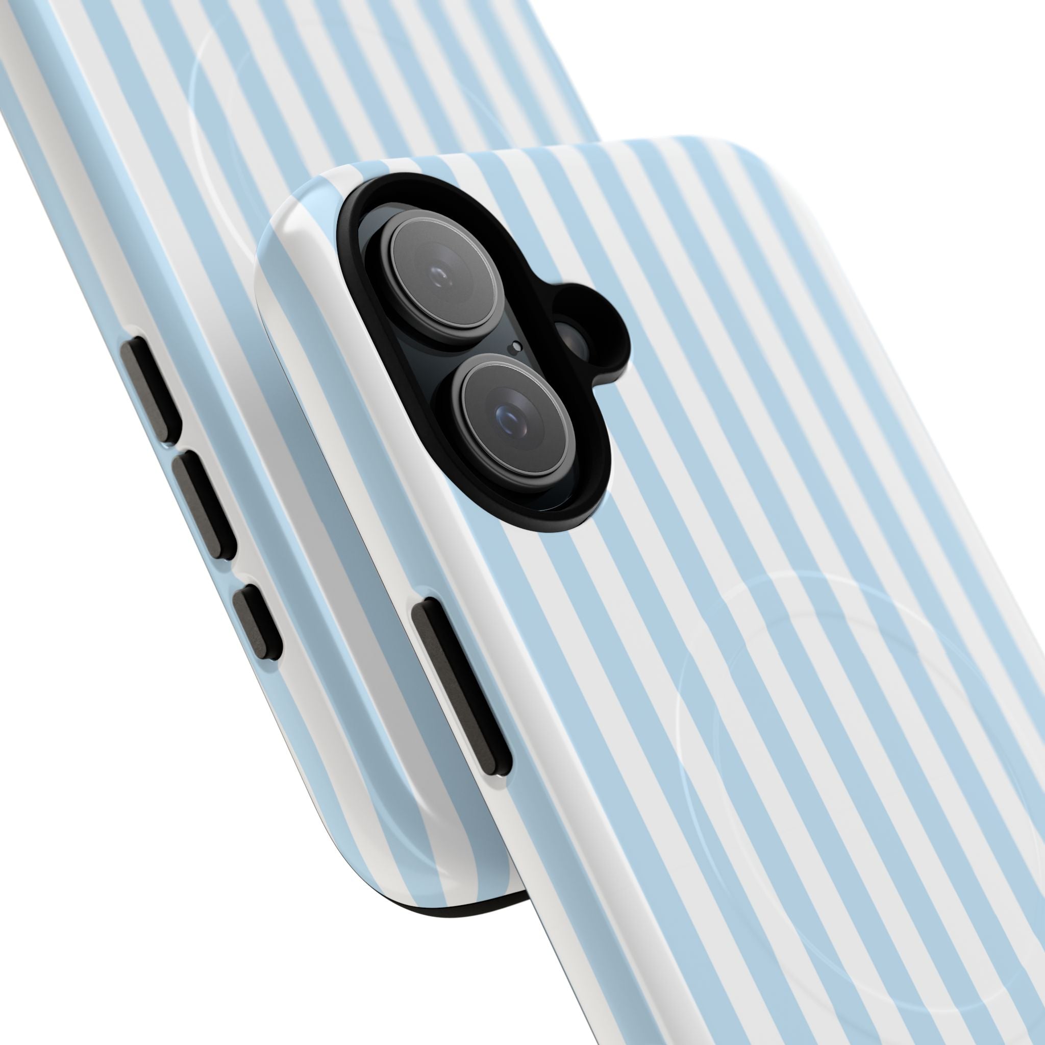 Blue Striped Pattern Phone Case | Tough Magnetic Case