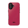 Red Vertical Stripe Phone Case | Tough Magnetic Case