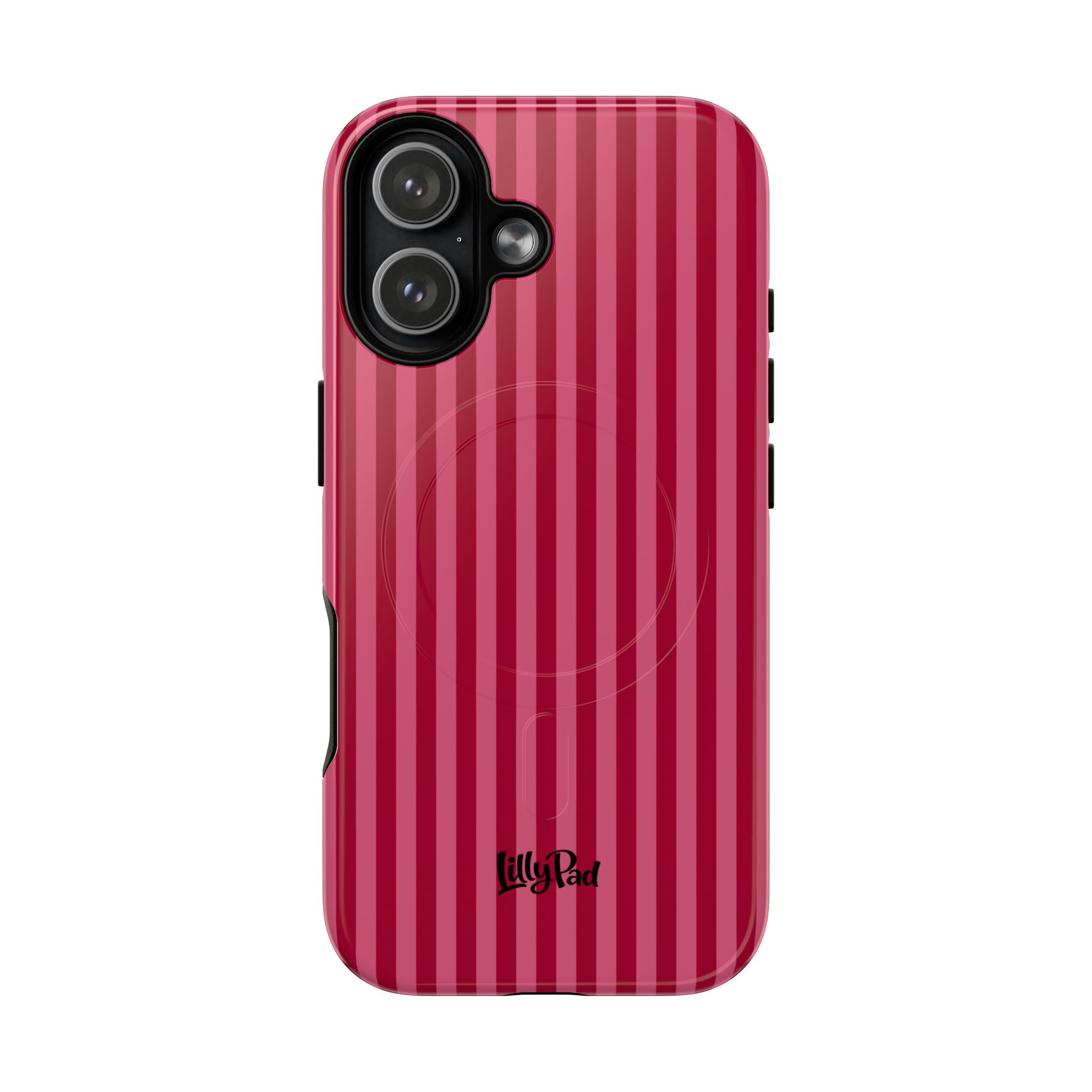 Red Vertical Stripe Phone Case | Tough Magnetic Case