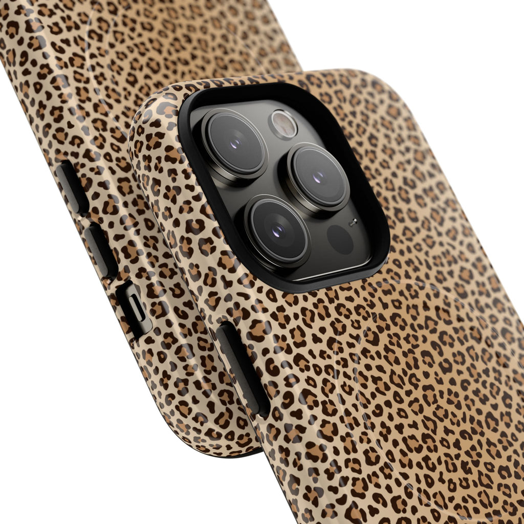 Leopard Print Phone Case | Tough Magnetic Case, Animal Print iPhone Cover