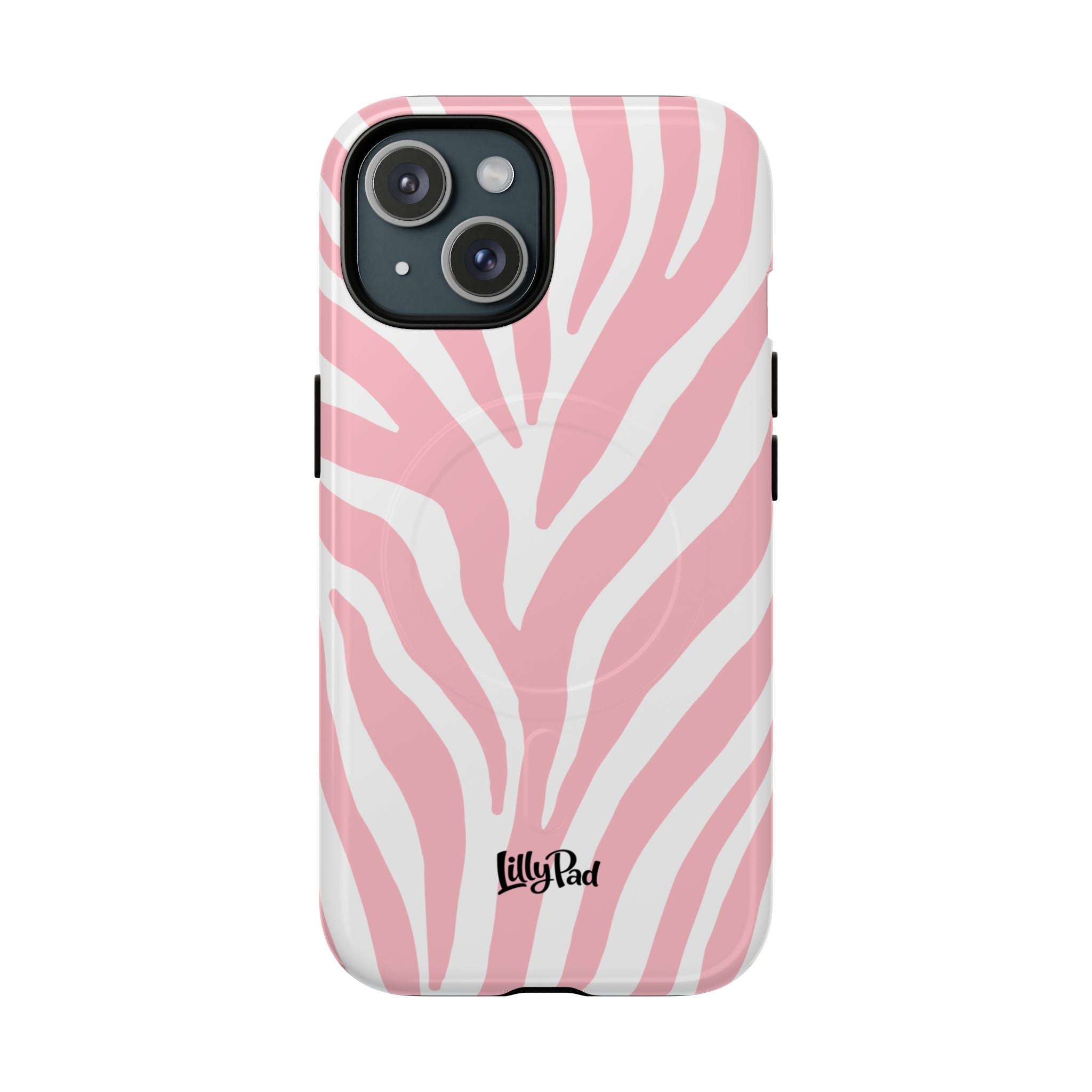 Pink Zebra Print Phone Case | Magnetic Case
