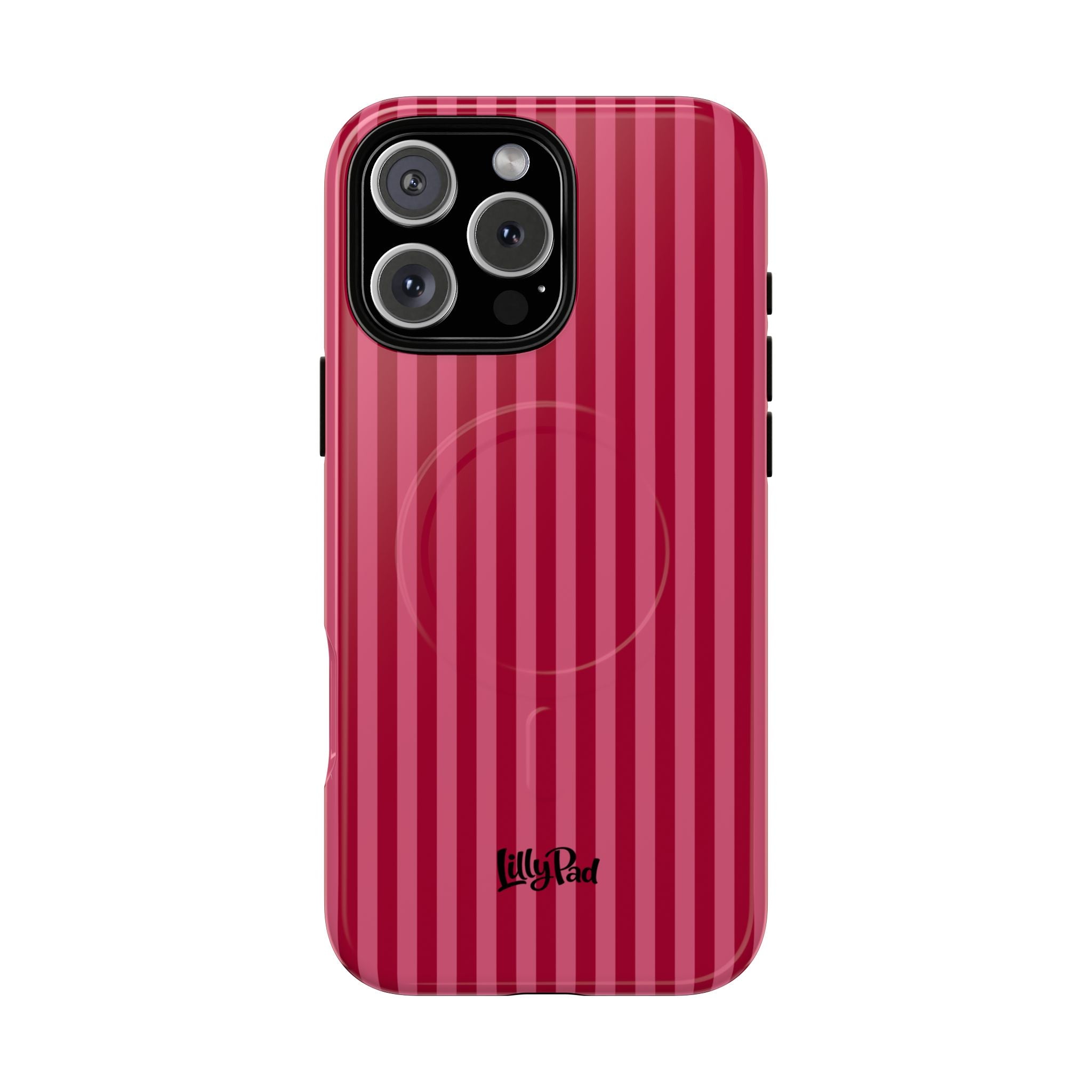 Red Vertical Stripe Phone Case | Tough Magnetic Case