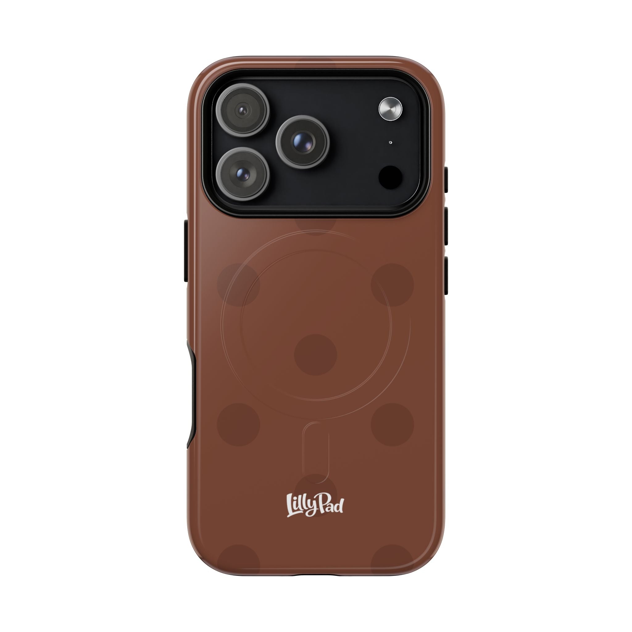 Brown Polka Dot Tough Magnetic Case | Phone Case